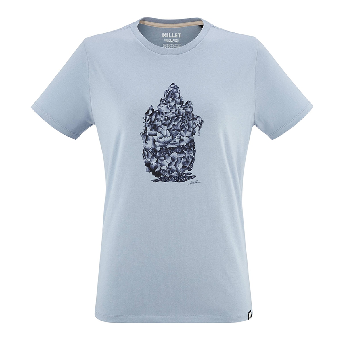 Imagen 1 de Camiseta de Mujer CIMAÏ COLLAB TS SS W Millet - Azul Azul