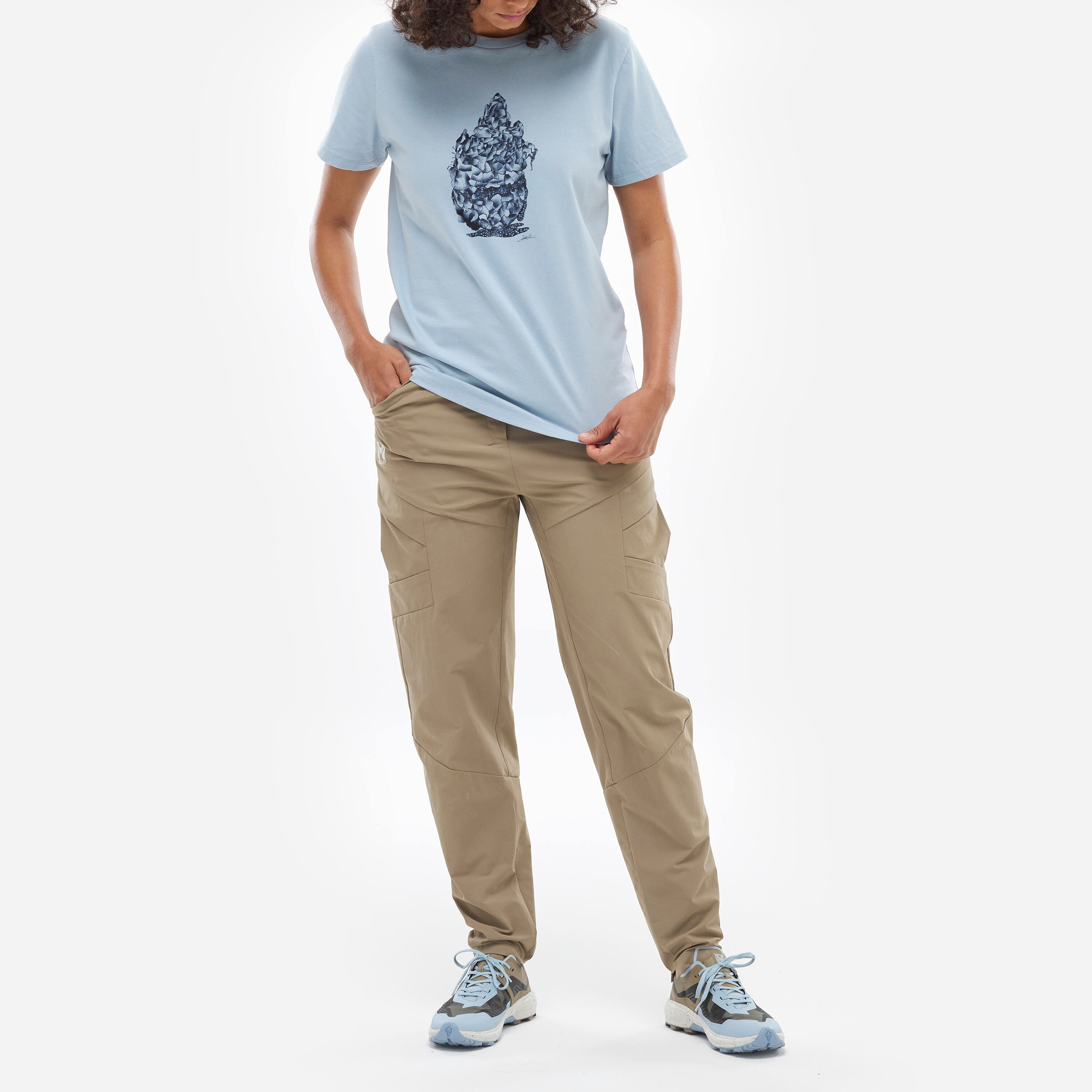Imagen 2 de Camiseta de Mujer CIMAÏ COLLAB TS SS W Millet - Azul Azul