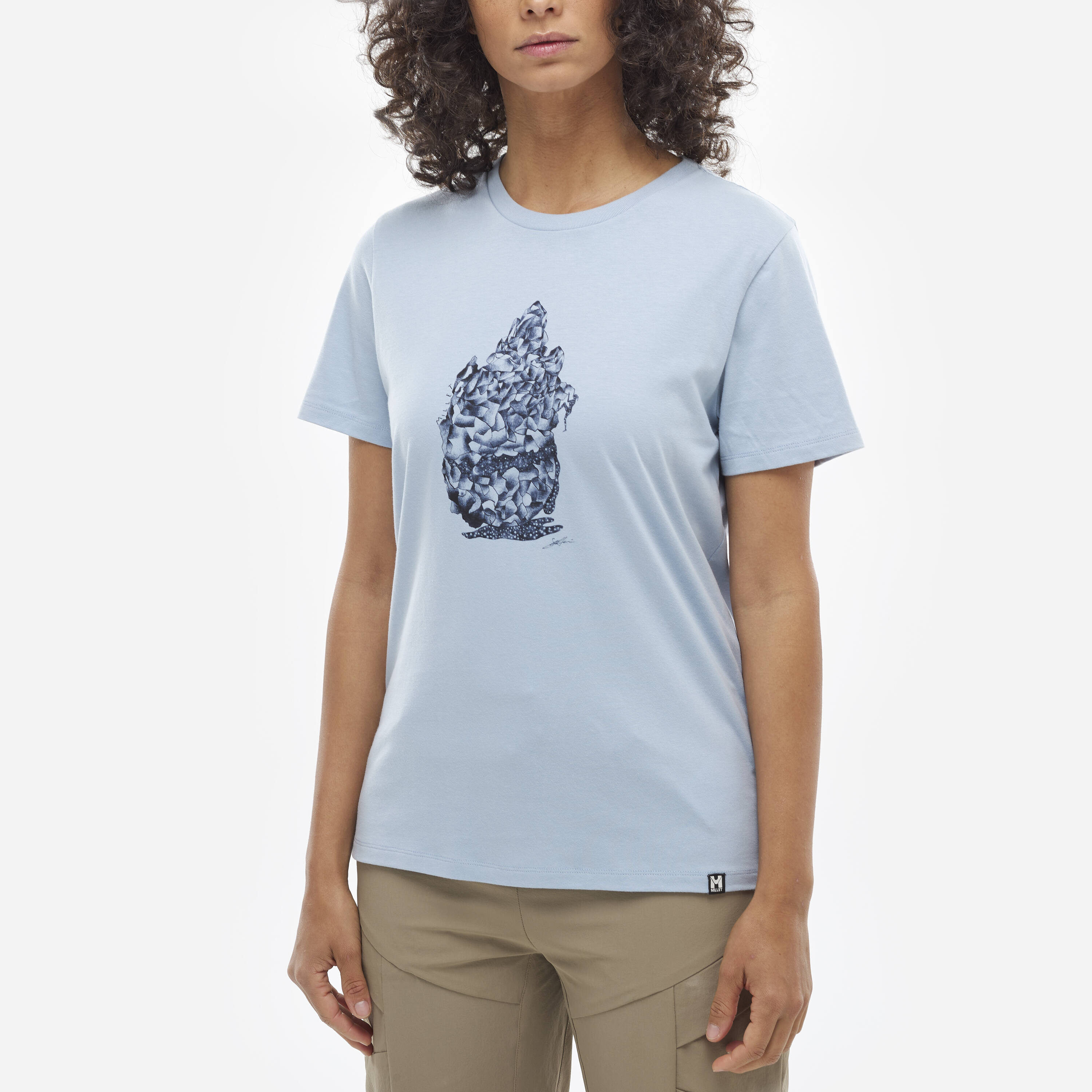 Imagen 3 de Camiseta de Mujer CIMAÏ COLLAB TS SS W Millet - Azul Azul
