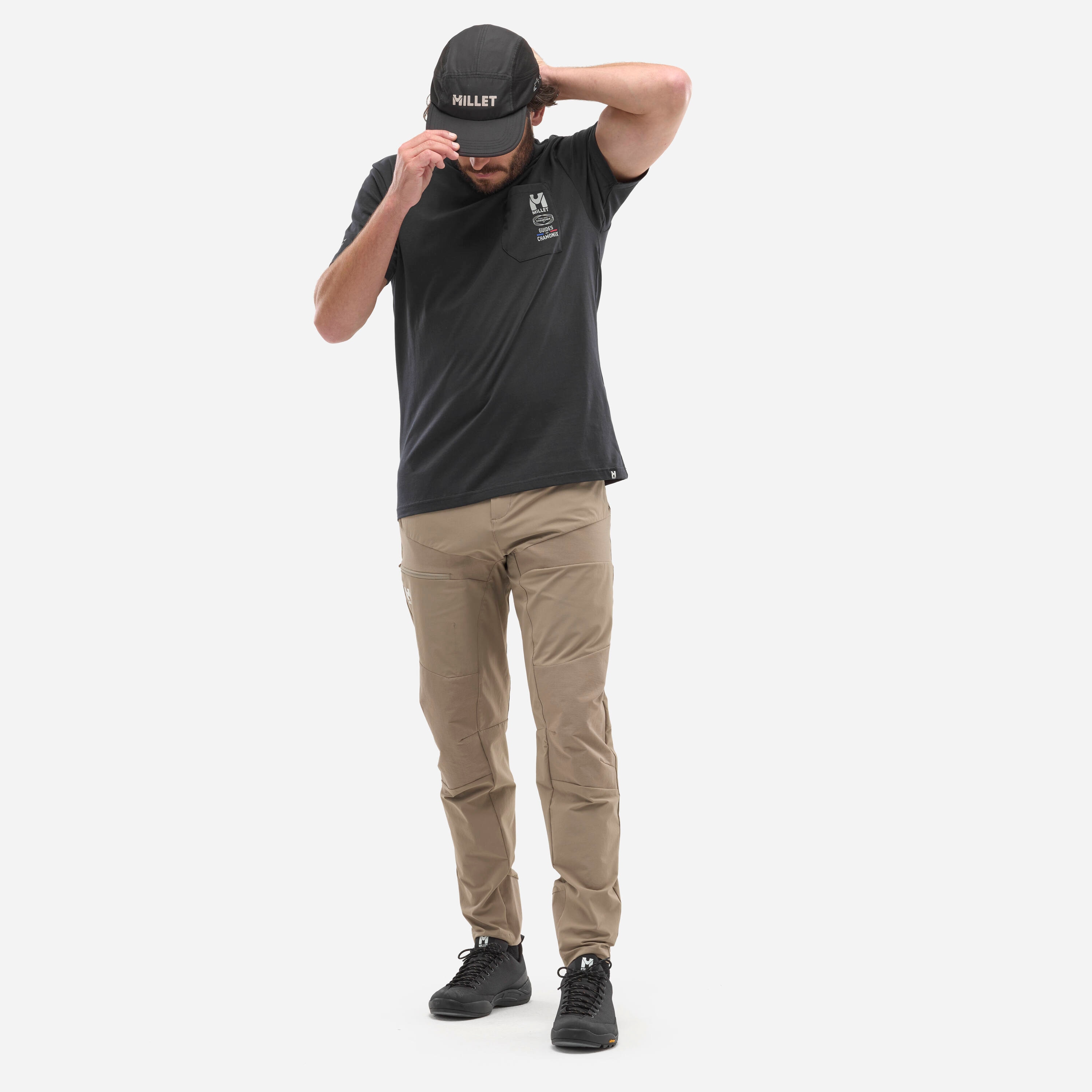 Camiseta de Hombre CDG CHAMONIX POC TS SS M Millet - Negro Negro-3