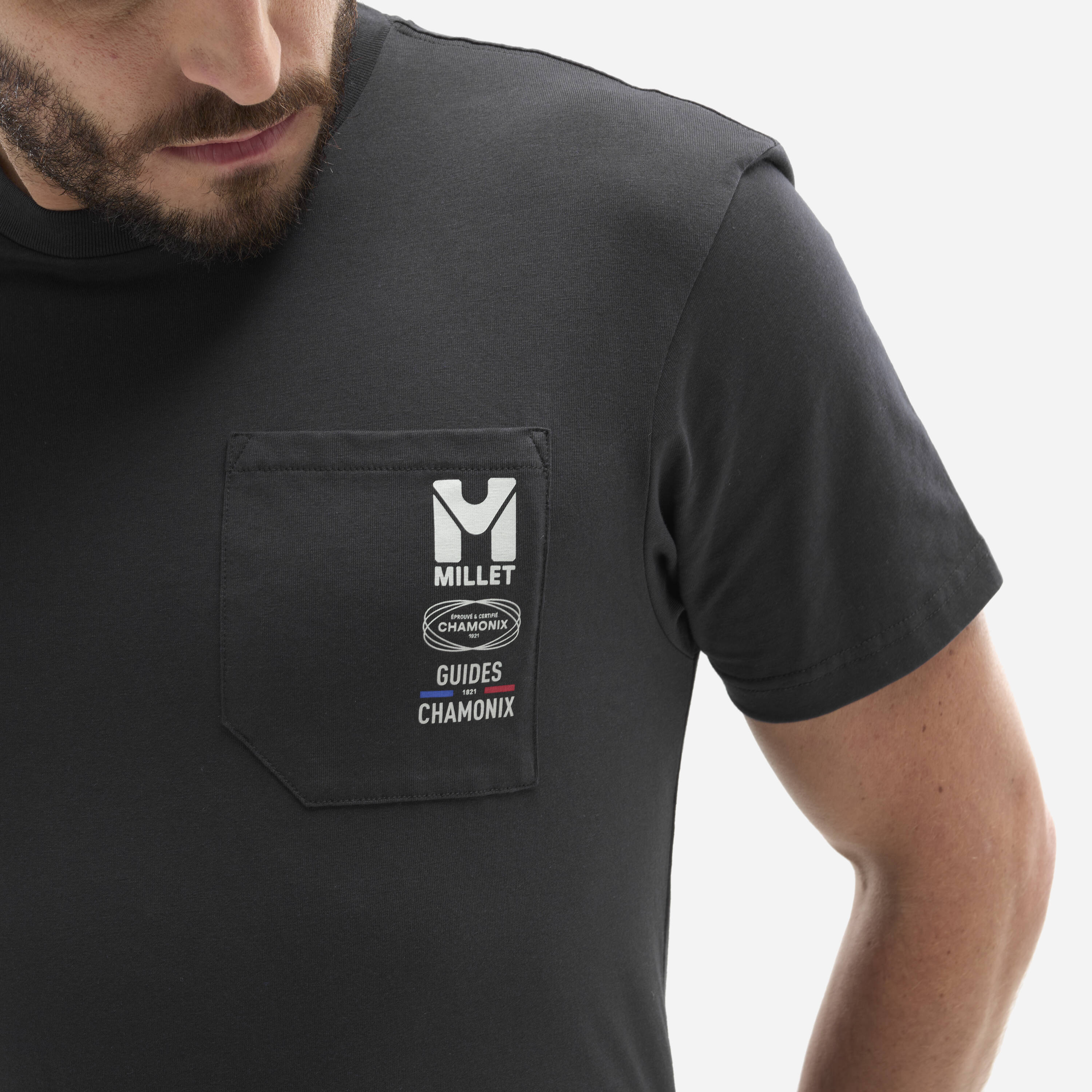 Camiseta de Hombre CDG CHAMONIX POC TS SS M Millet - Negro Negro-6