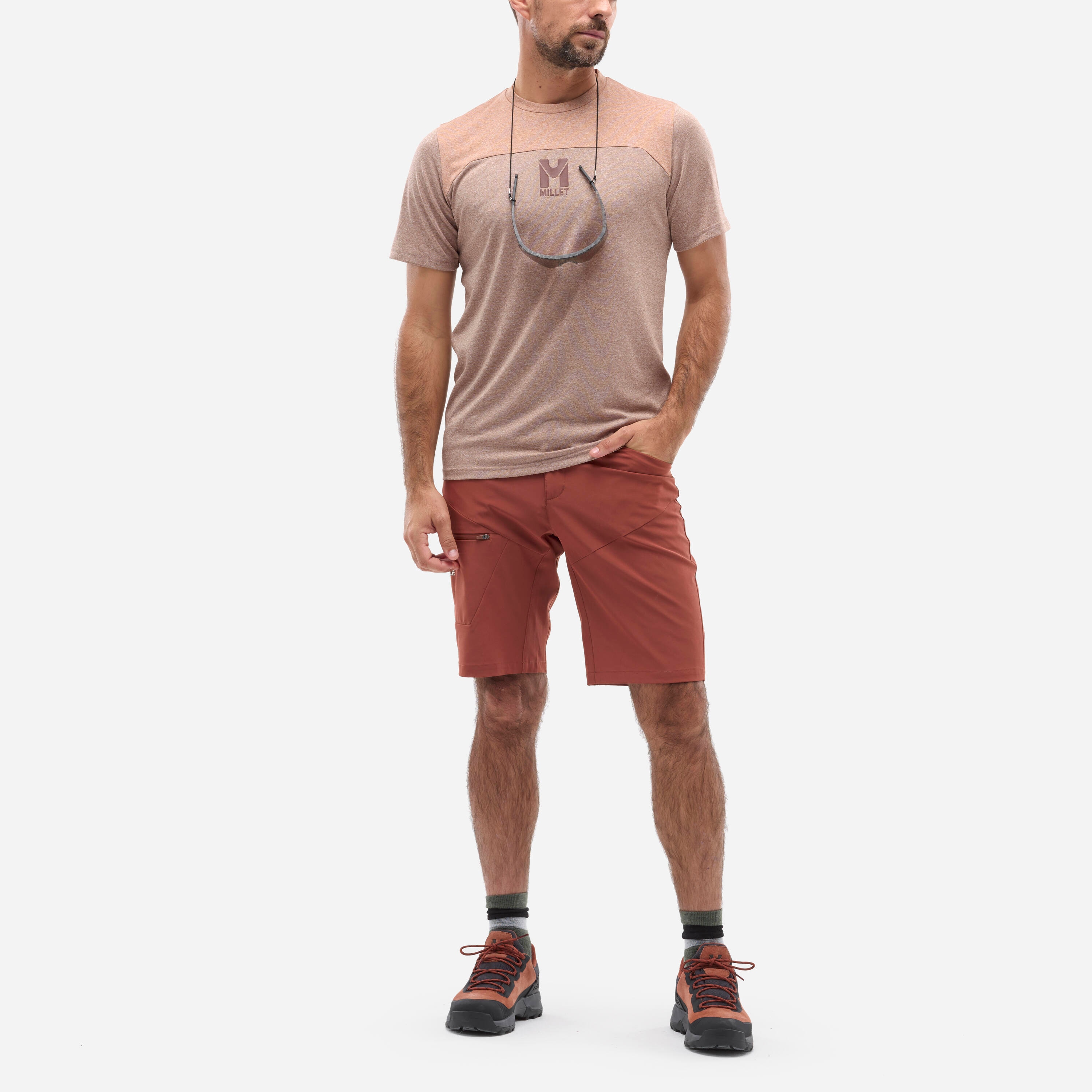 T-shirt Seneca Heather TS SS M Castanho-2