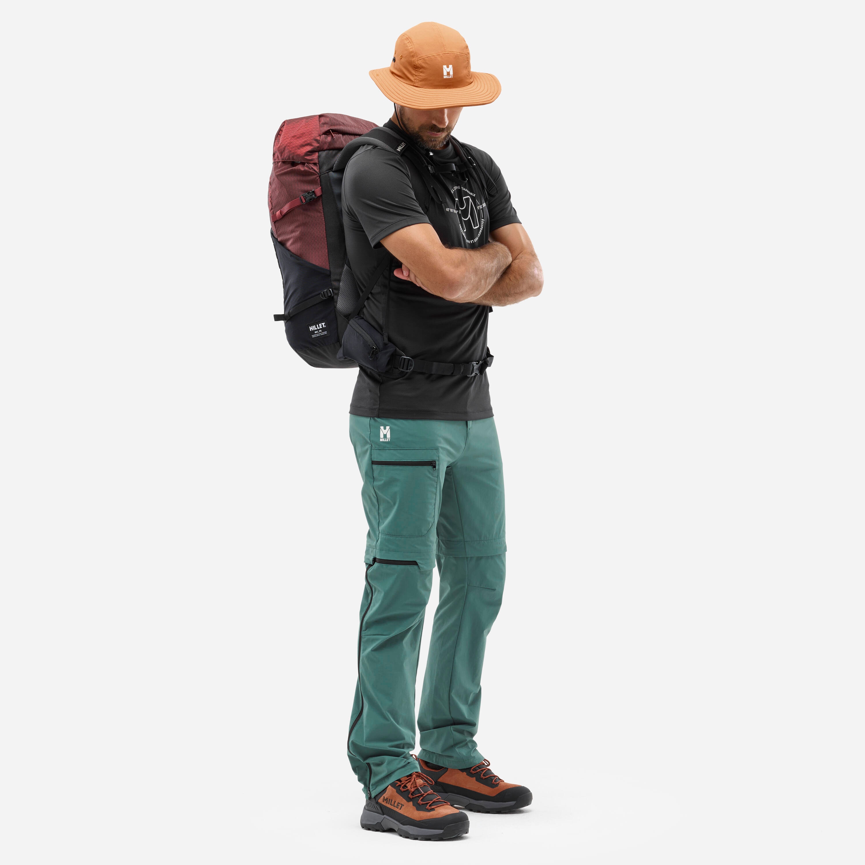 Calças Ubic STR ZIP OFF PT M Verde-2