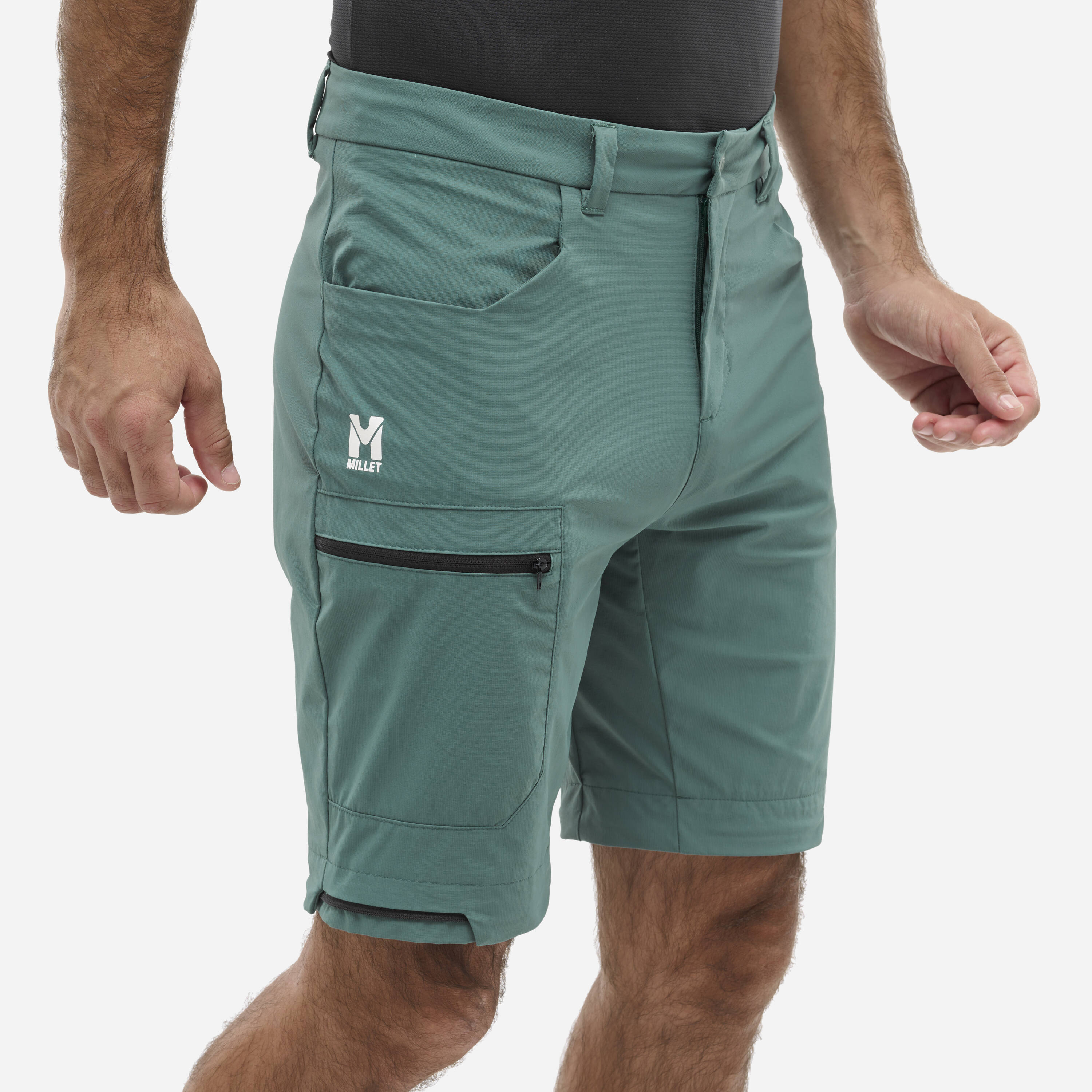 Calças Ubic STR ZIP OFF PT M Verde-3