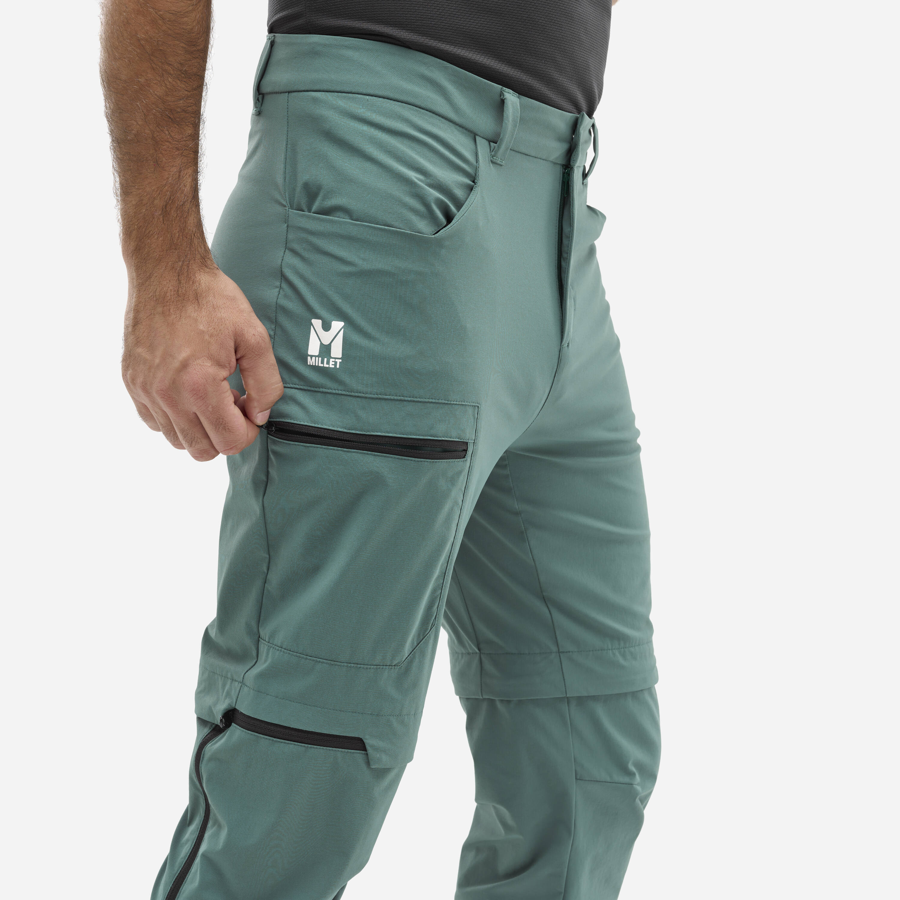 Calças Ubic STR ZIP OFF PT M Verde-5