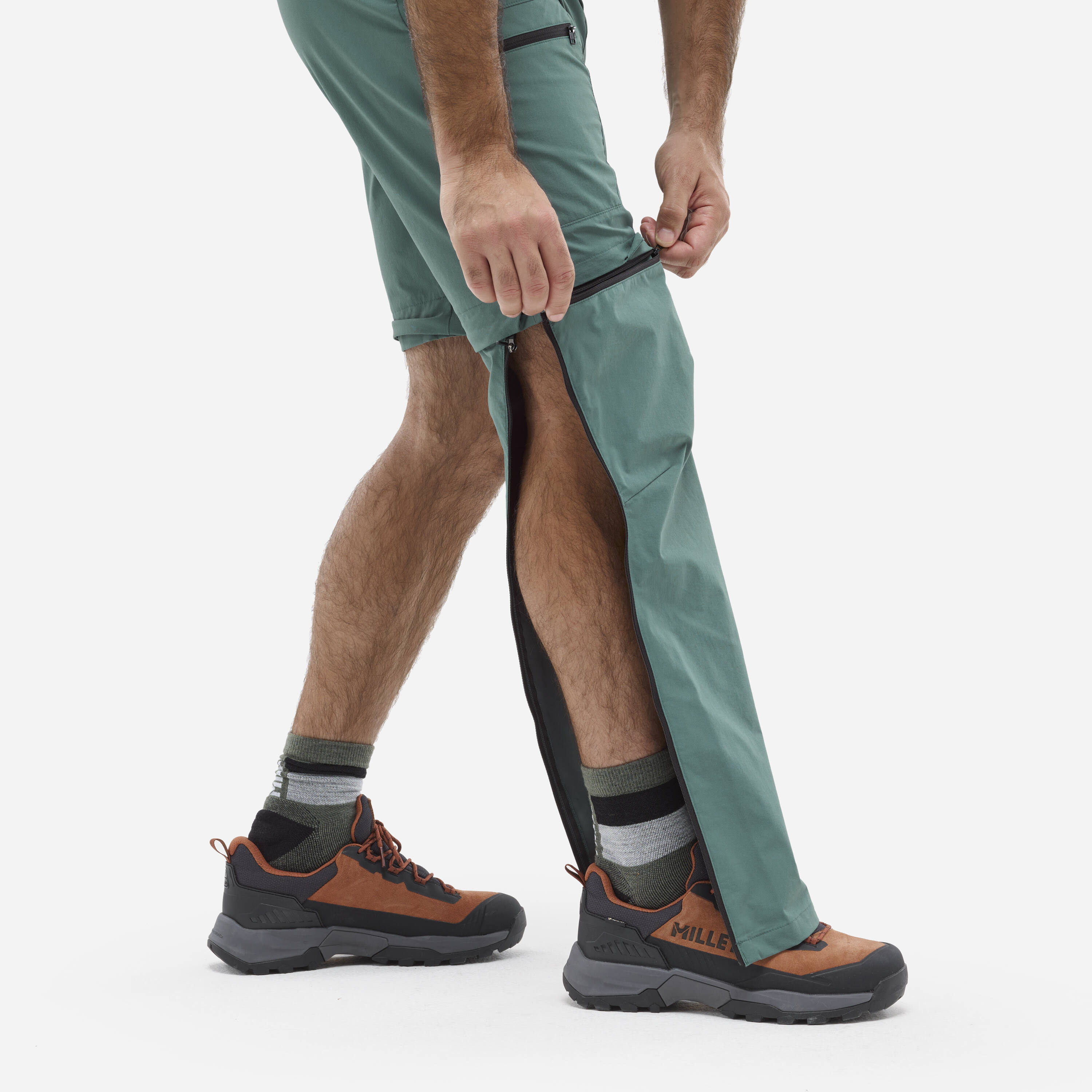 Calças Ubic STR ZIP OFF PT M Verde-6