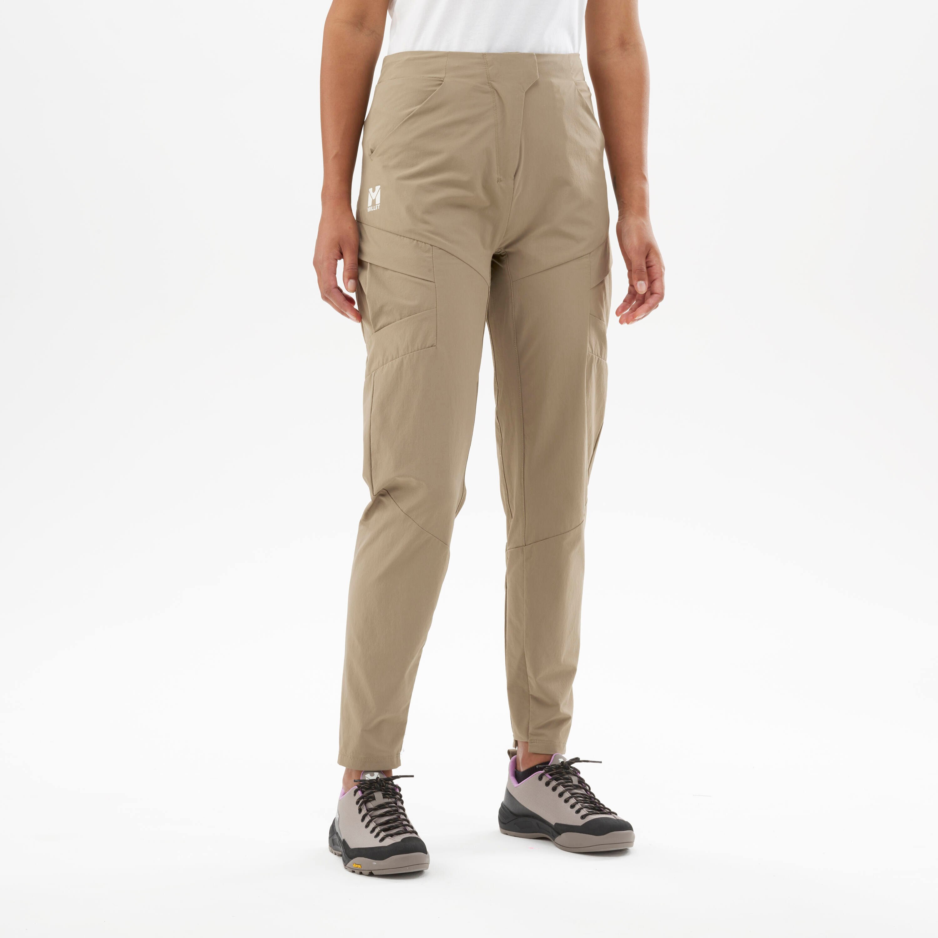 Pantalón CIMAÏ POLY PANT W Mujer - Gris Gris-1