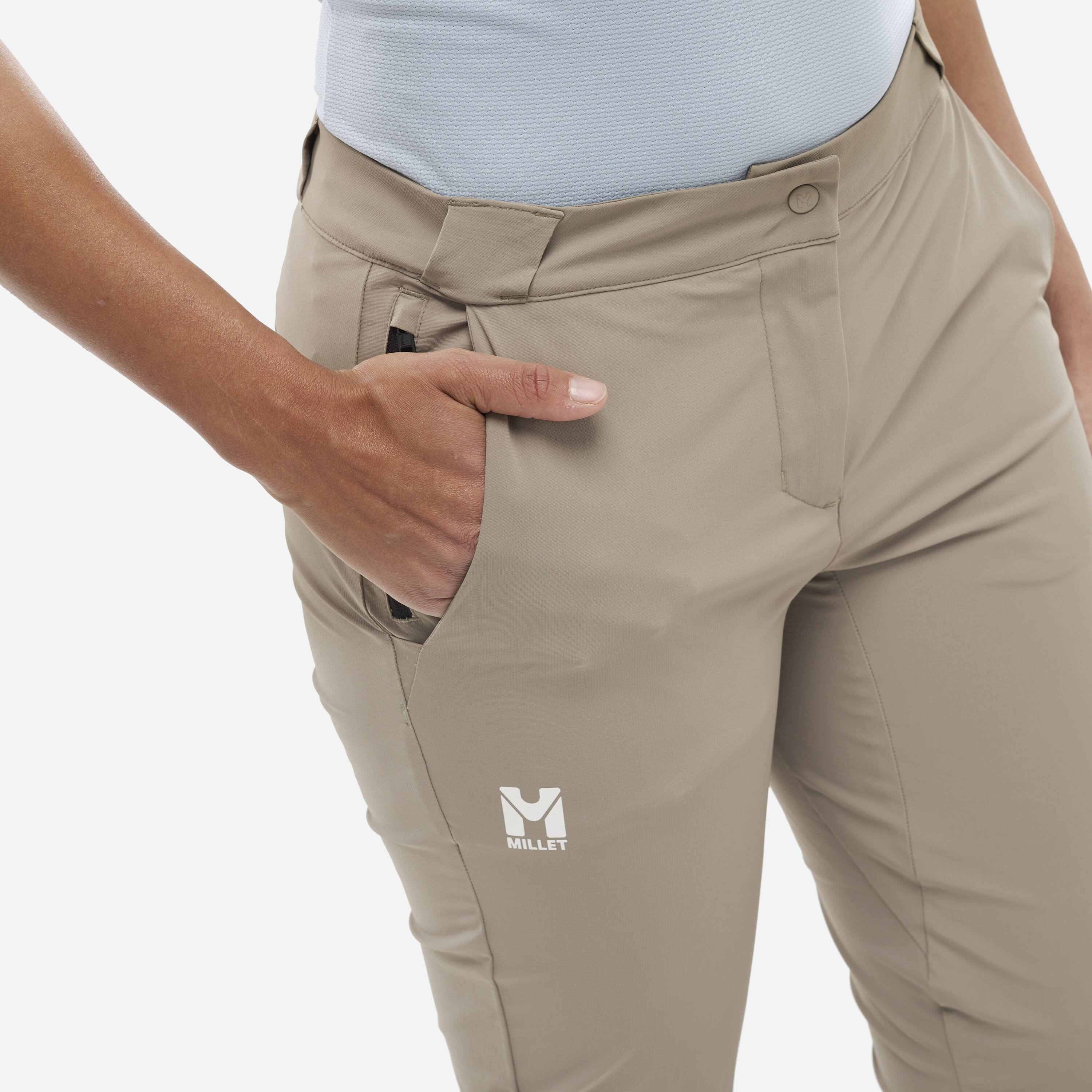 Pantalón UBIC STRETCH PANT W Mujer - Beige Beige-5