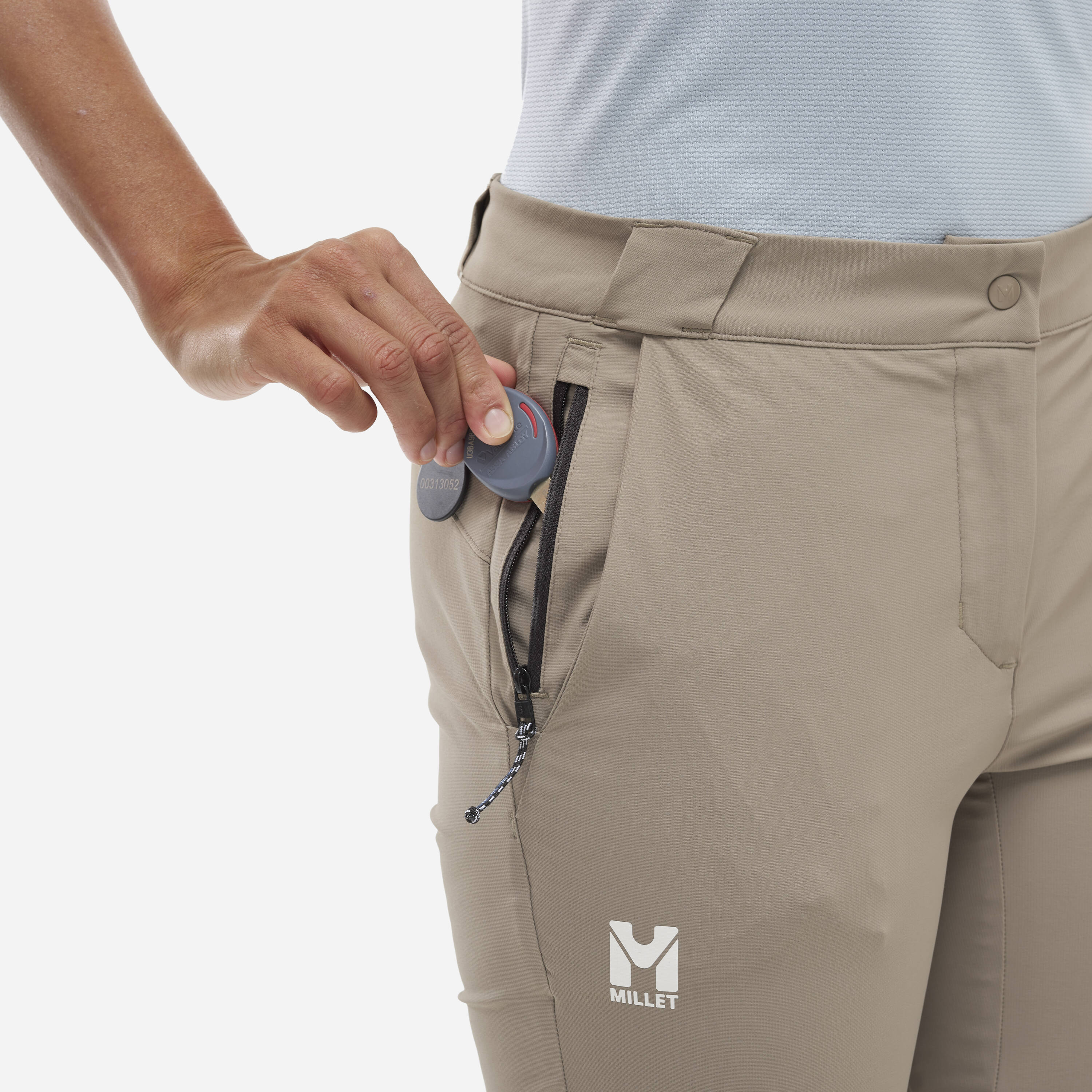 Pantalón UBIC STRETCH PANT W Mujer - Beige Beige-6