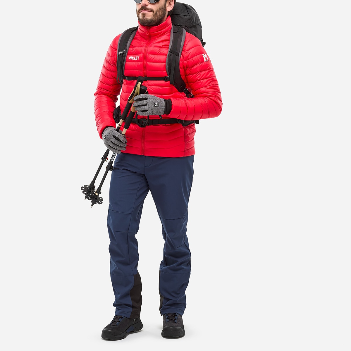 Chaqueta Montaña Hombre EVOLE LIGHT 700 JKT M Millet - Rojo Rojo-2