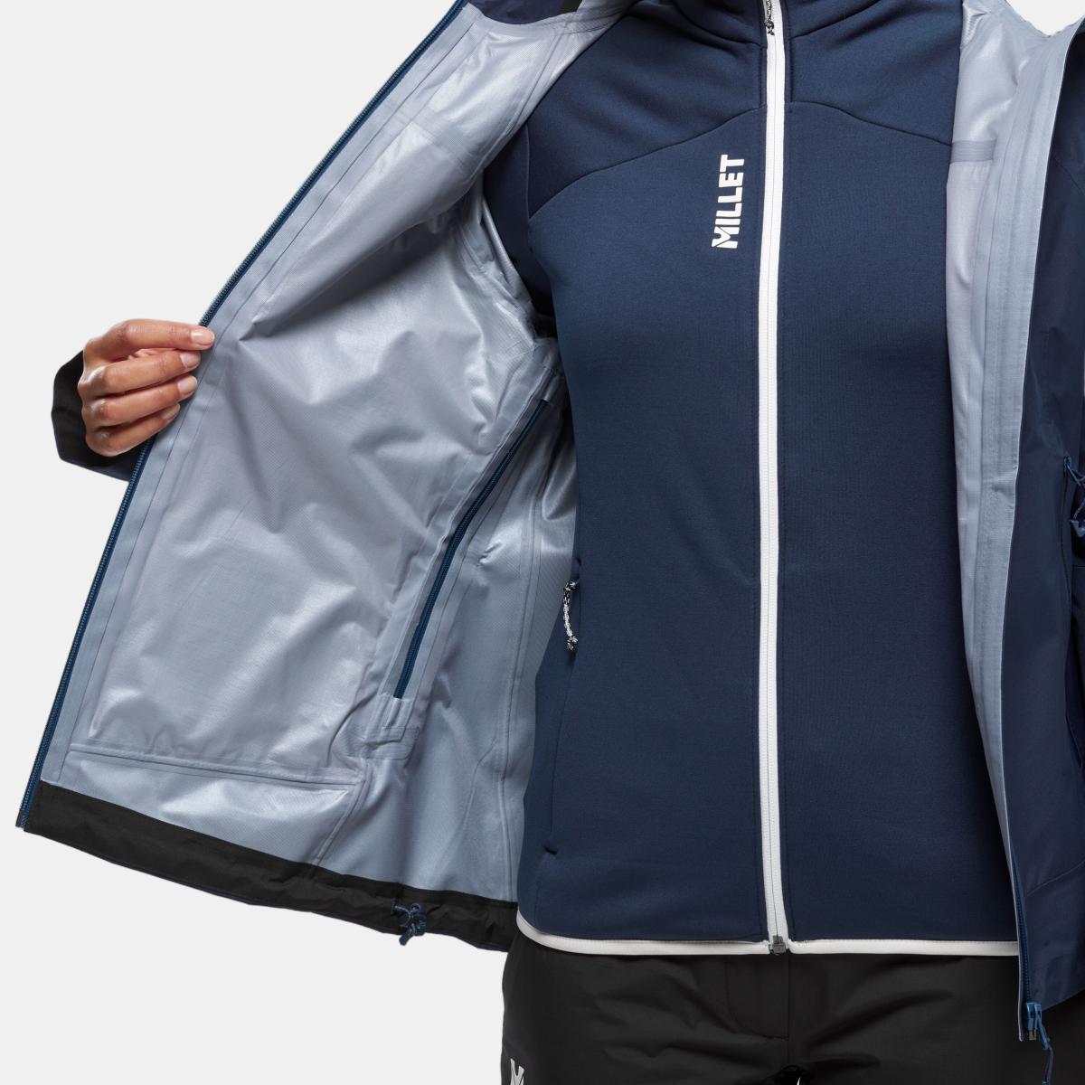 Chaqueta Montaña Mujer SENECA GTX 3L JKT W Millet - Azul marino Azul marino-5