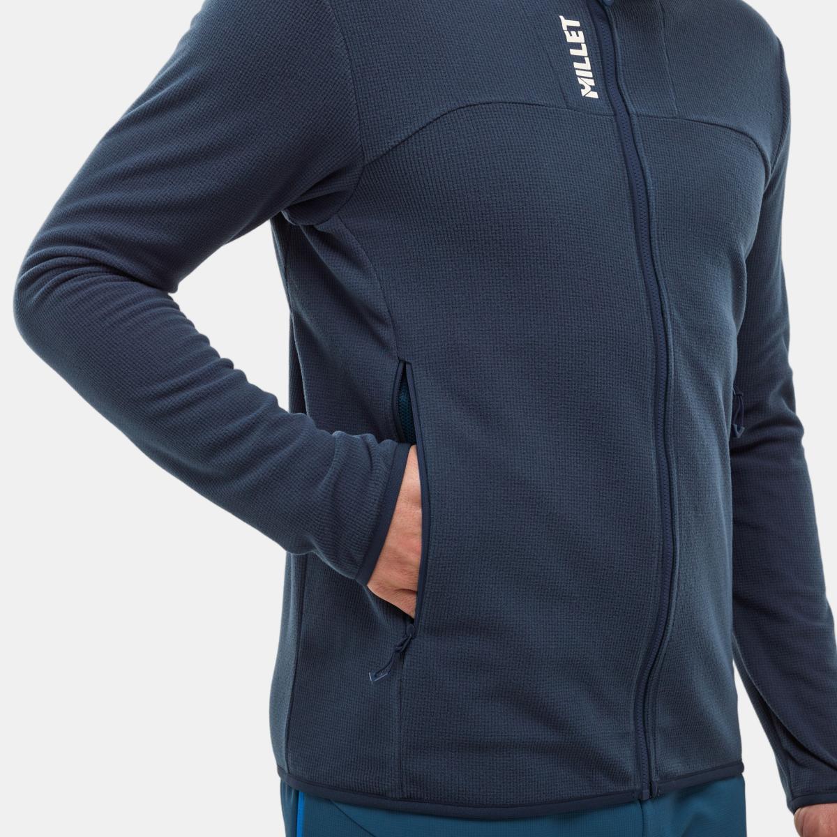 Chaqueta polar Montaña Hombre UBIC LIGHTGRID JKT M Millet - Azul marino Azul marino-3