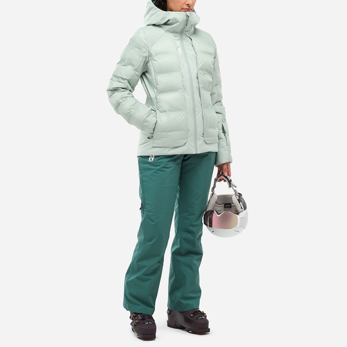 Pantalones Esquí Mujer GRANDS MONTETS PANT W Millet - Verde Verde-2