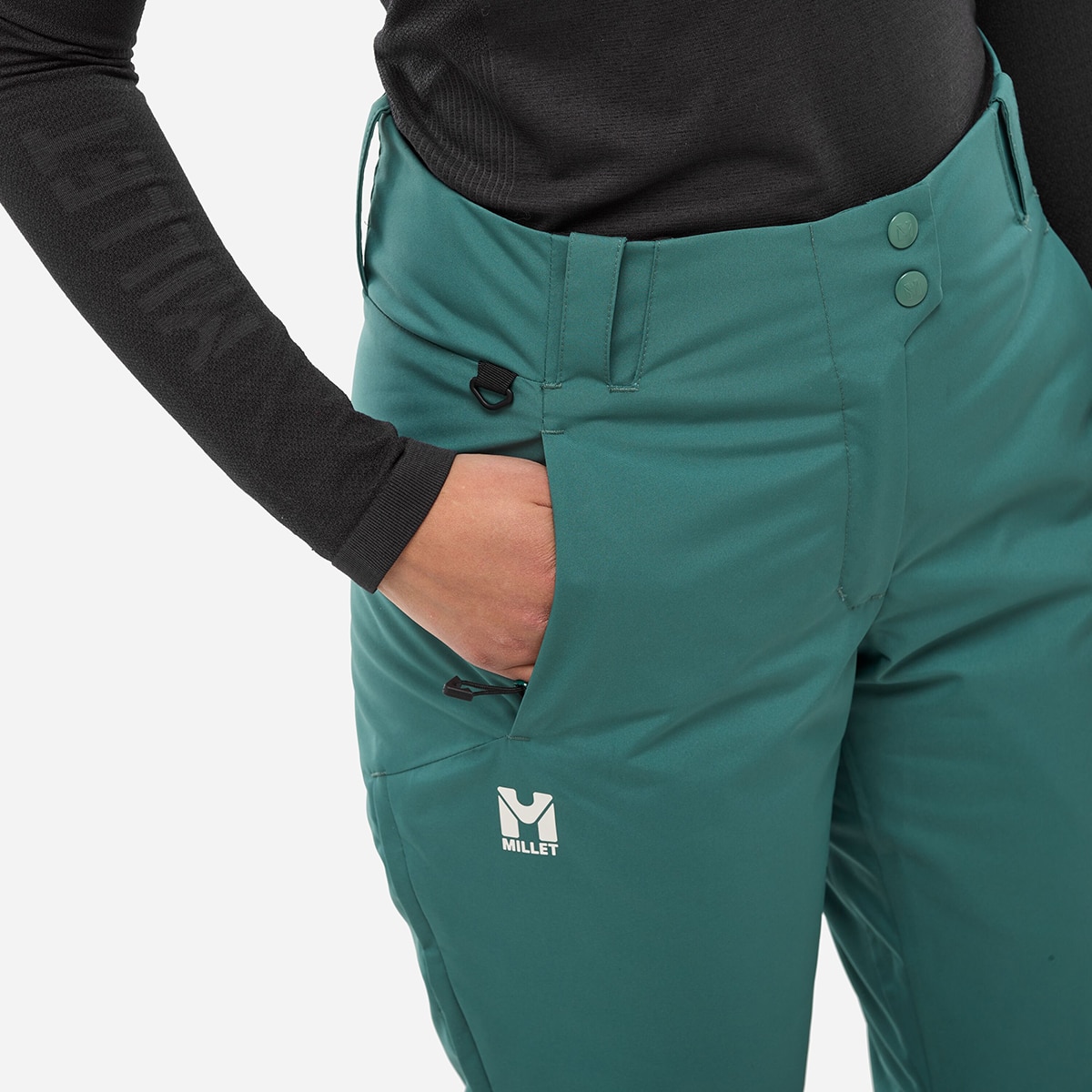 Pantalones Esquí Mujer GRANDS MONTETS PANT W Millet - Verde Verde-5