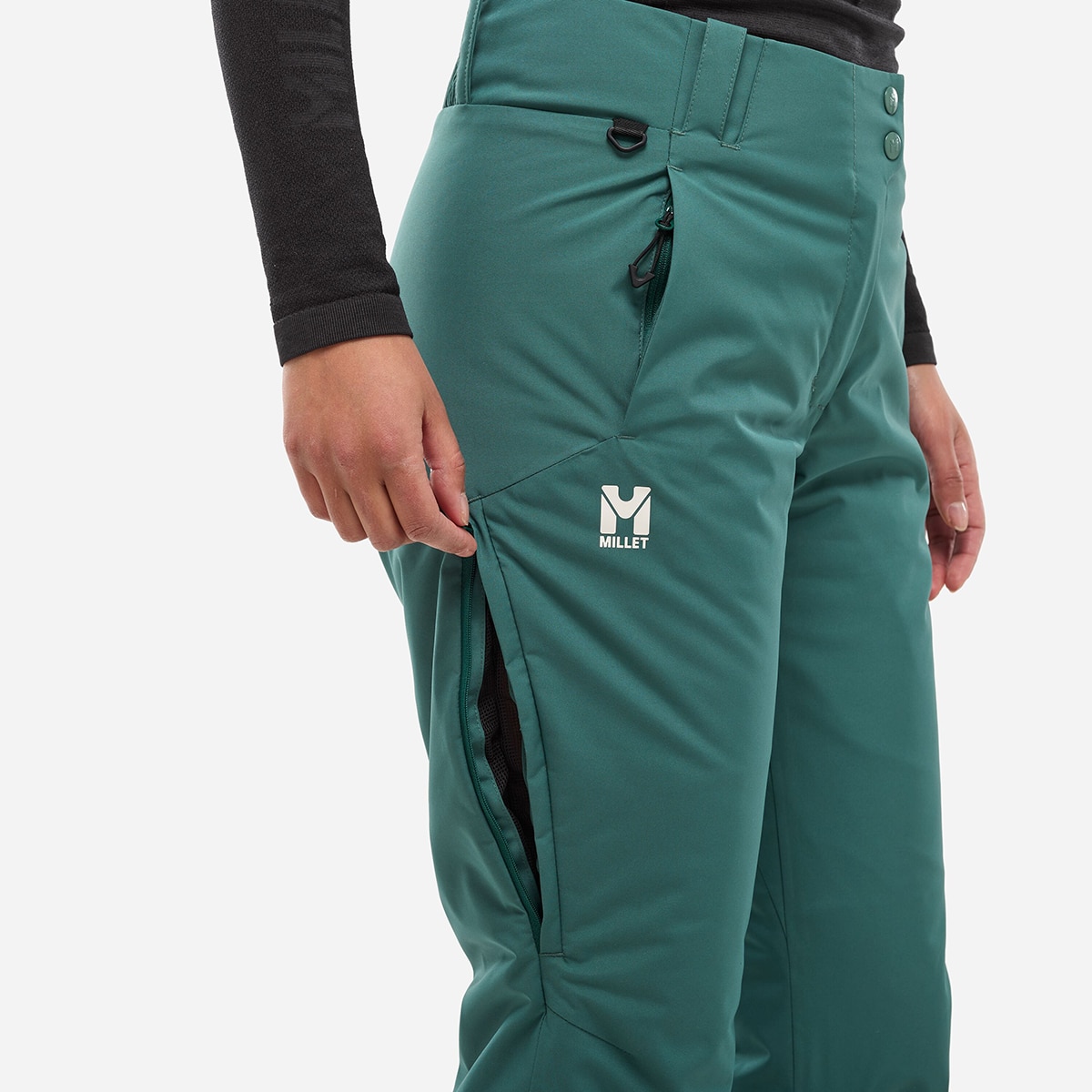 Pantalones Esquí Mujer GRANDS MONTETS PANT W Millet - Verde Verde-6