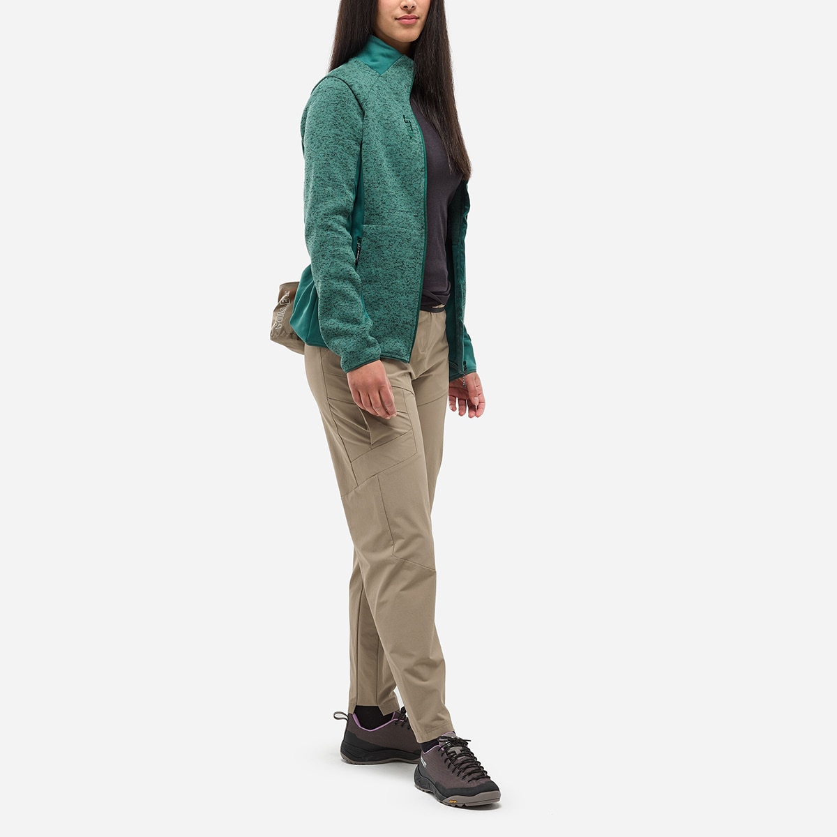 Imagen 2 de Chaqueta polar Montaña de Mujer CHAMONIX KNIT JKT W Millet - Verde Verde