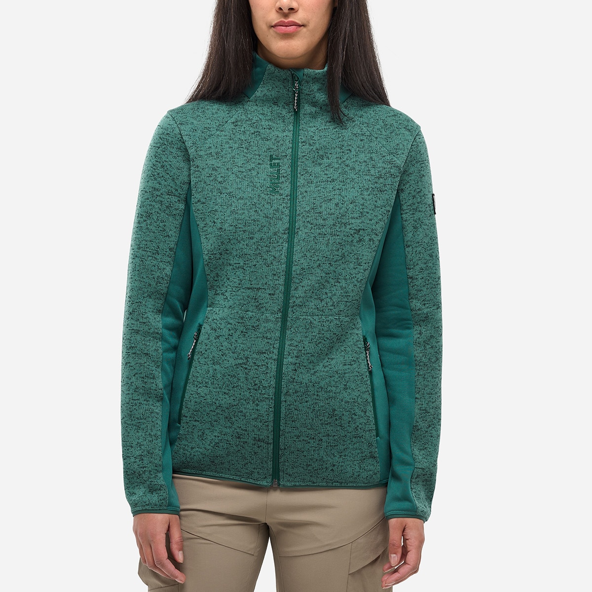 Imagen 3 de Chaqueta polar Montaña de Mujer CHAMONIX KNIT JKT W Millet - Verde Verde