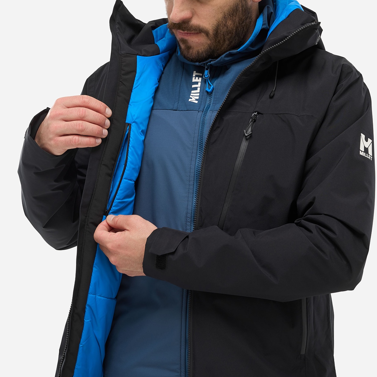 Imagen 8 de Chaqueta de Hombre SENECA GTX 2L WARM JKT M Montaña Millet - Negro Negro