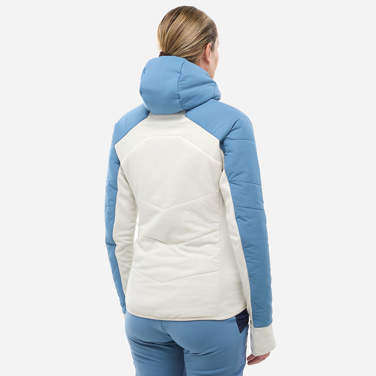 Imagen 4 de Chaqueta polar Esquí Mujer M WHITE PRIMALOFT HOODIE W Millet - Azul Azul