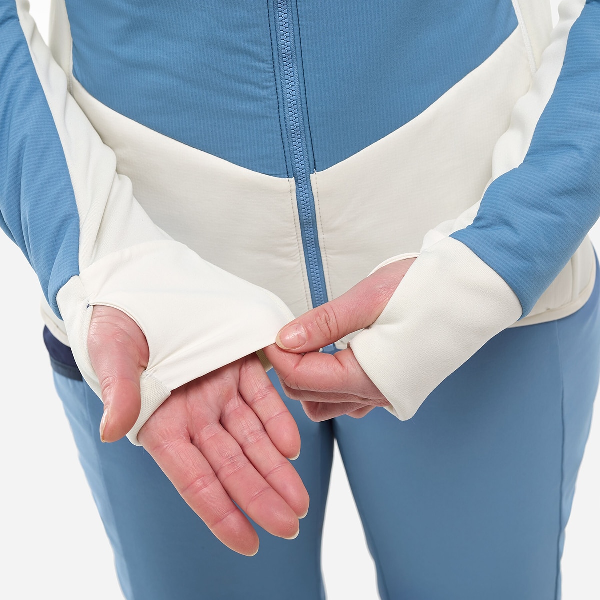 Imagen 5 de Chaqueta polar Esquí Mujer M WHITE PRIMALOFT HOODIE W Millet - Azul Azul
