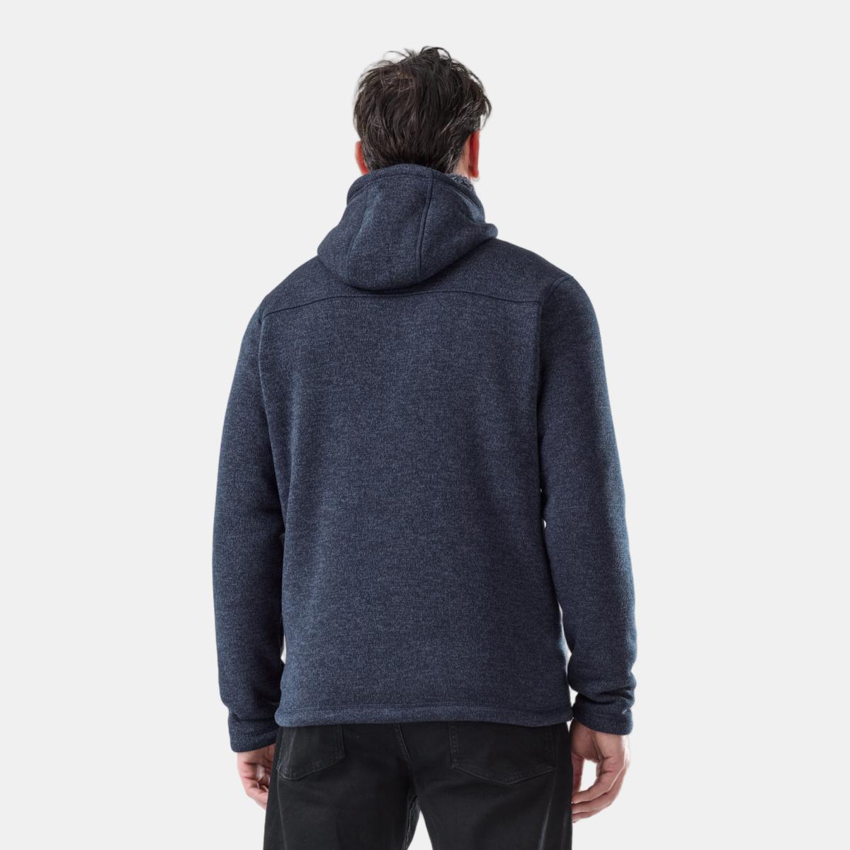 Forro polar Chamonix knitwarm hoodie m de hombre Millet - Azul Azul-3
