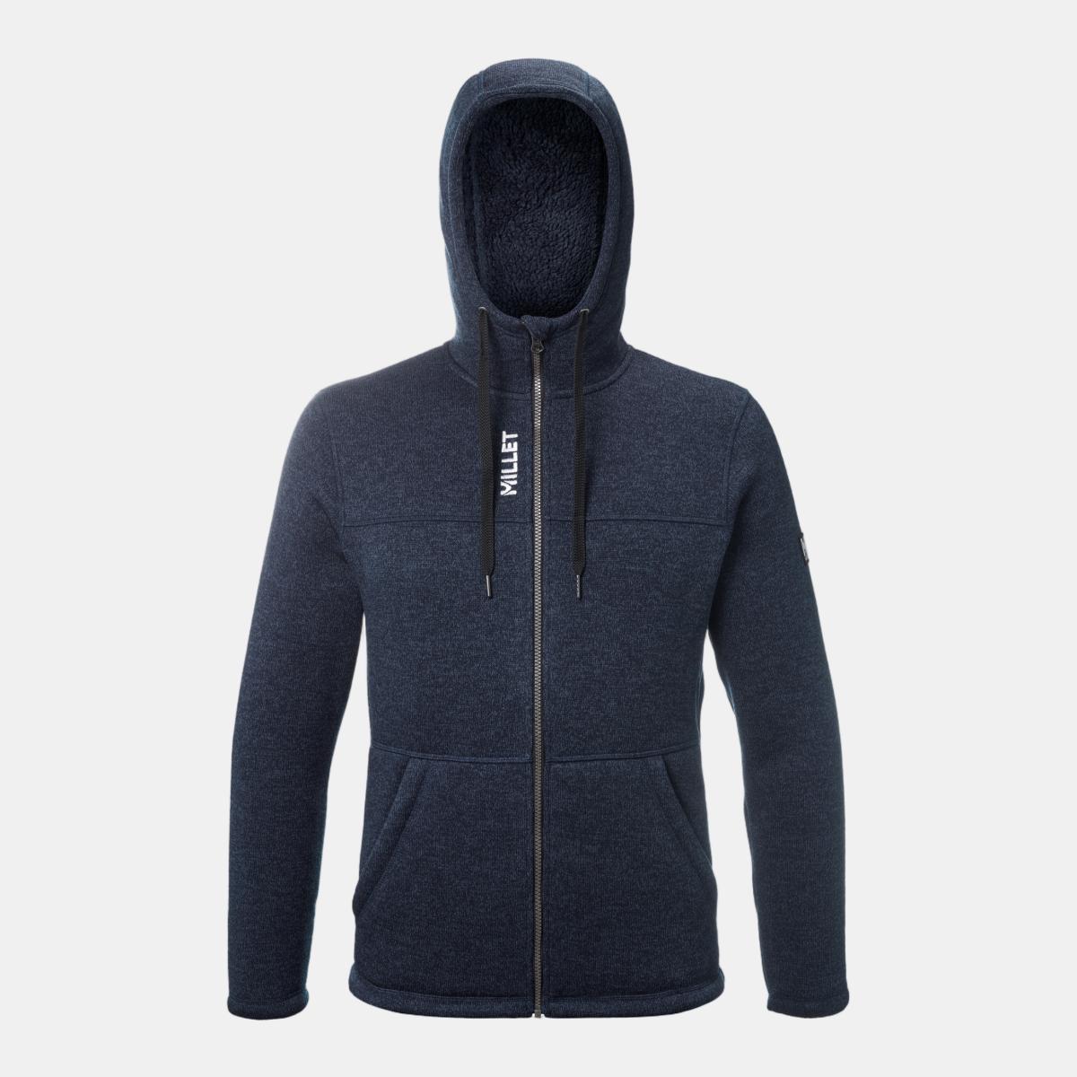 Forro polar Chamonix knitwarm hoodie m de hombre Millet - Azul Azul-6