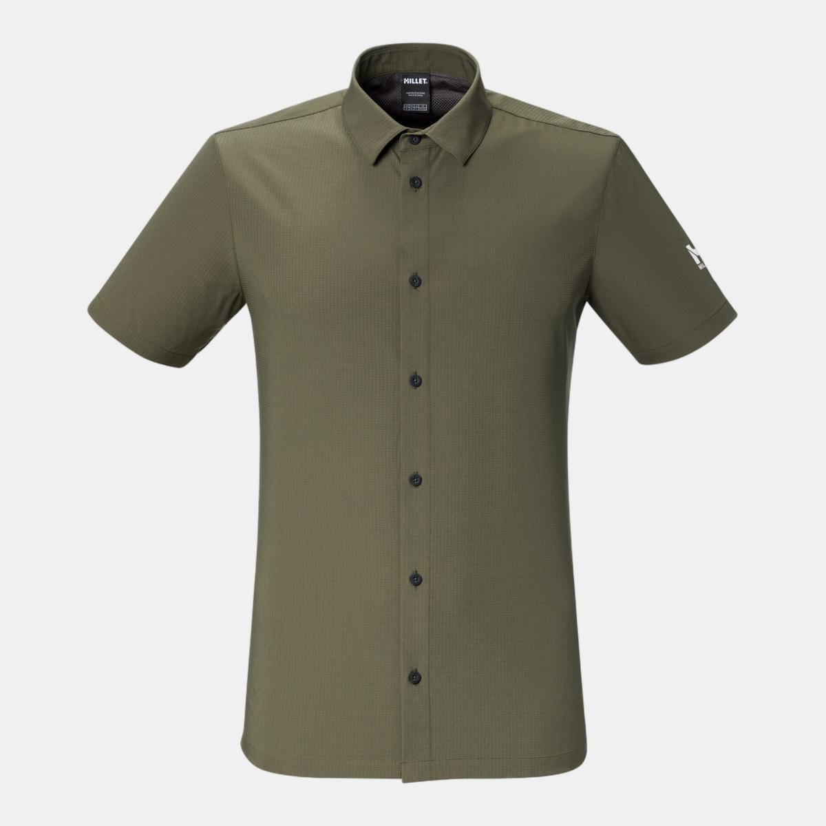 Imagen 4 de Camisas de Trekking de Hombre SENECA STRETCH SHIRT SS M MILLET - Azul marino Azul marino