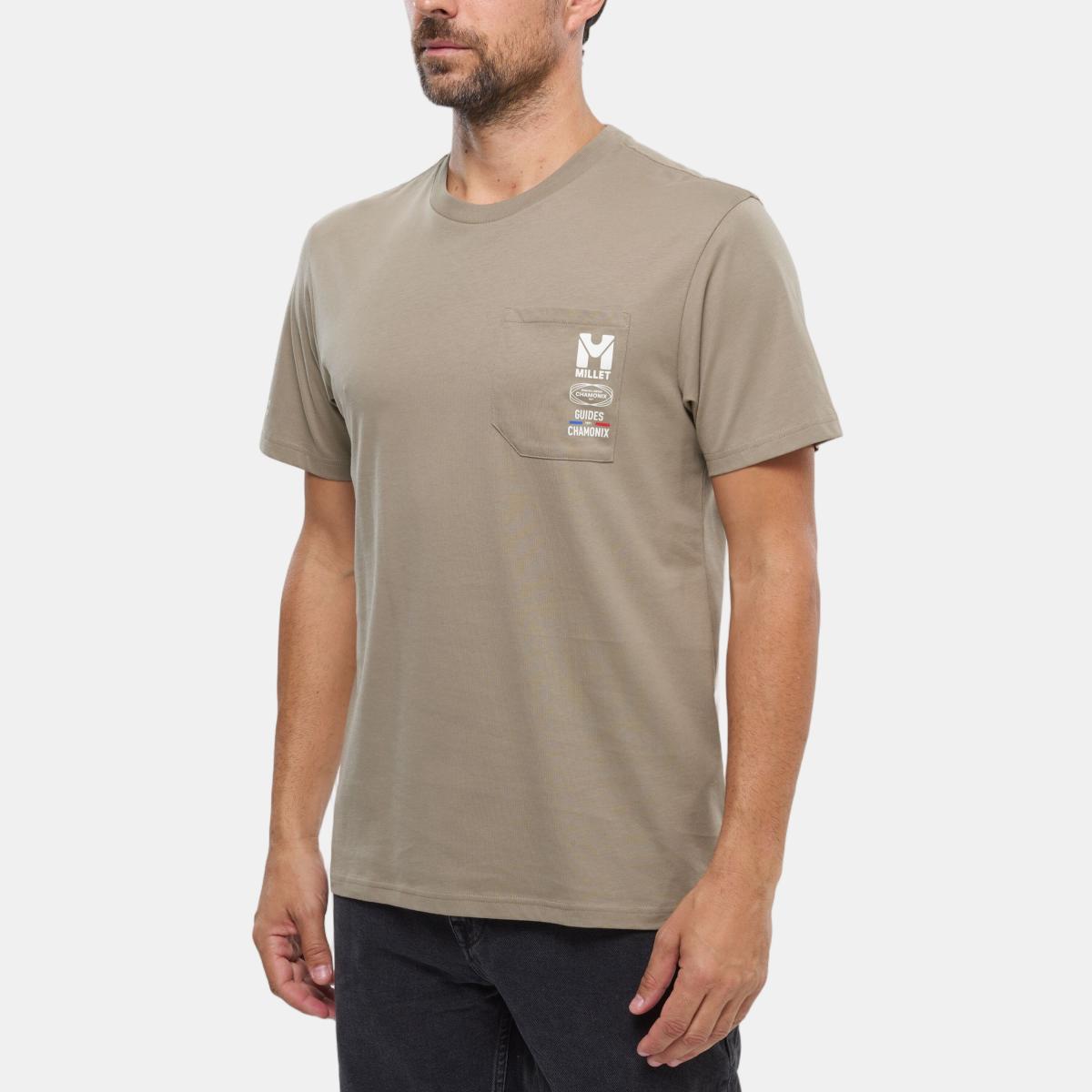 Imagen 0 de Camisetas de Montaña de Hombre CDG CHAMONIX POC TS SS M MILLET Beige