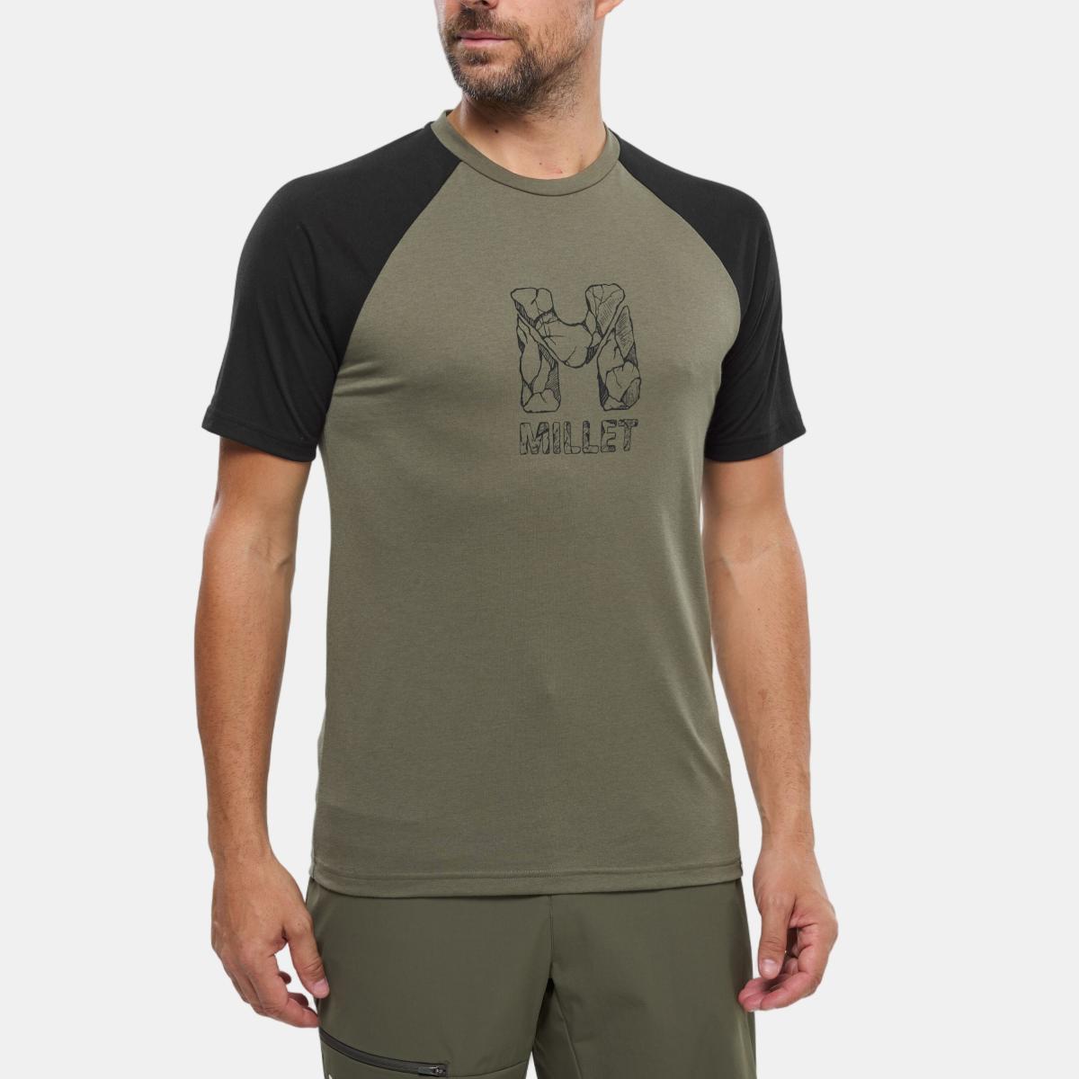 Imagen 0 de Camisetas de Montaña de Hombre CIMAÏ NATURAL TS SS M MILLET Caqui