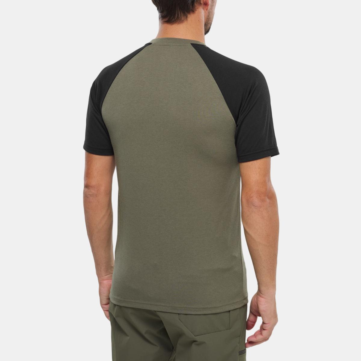 Camisetas de Montaña de Hombre CIMAÏ NATURAL TS SS M MILLET - Caqui Caqui-2