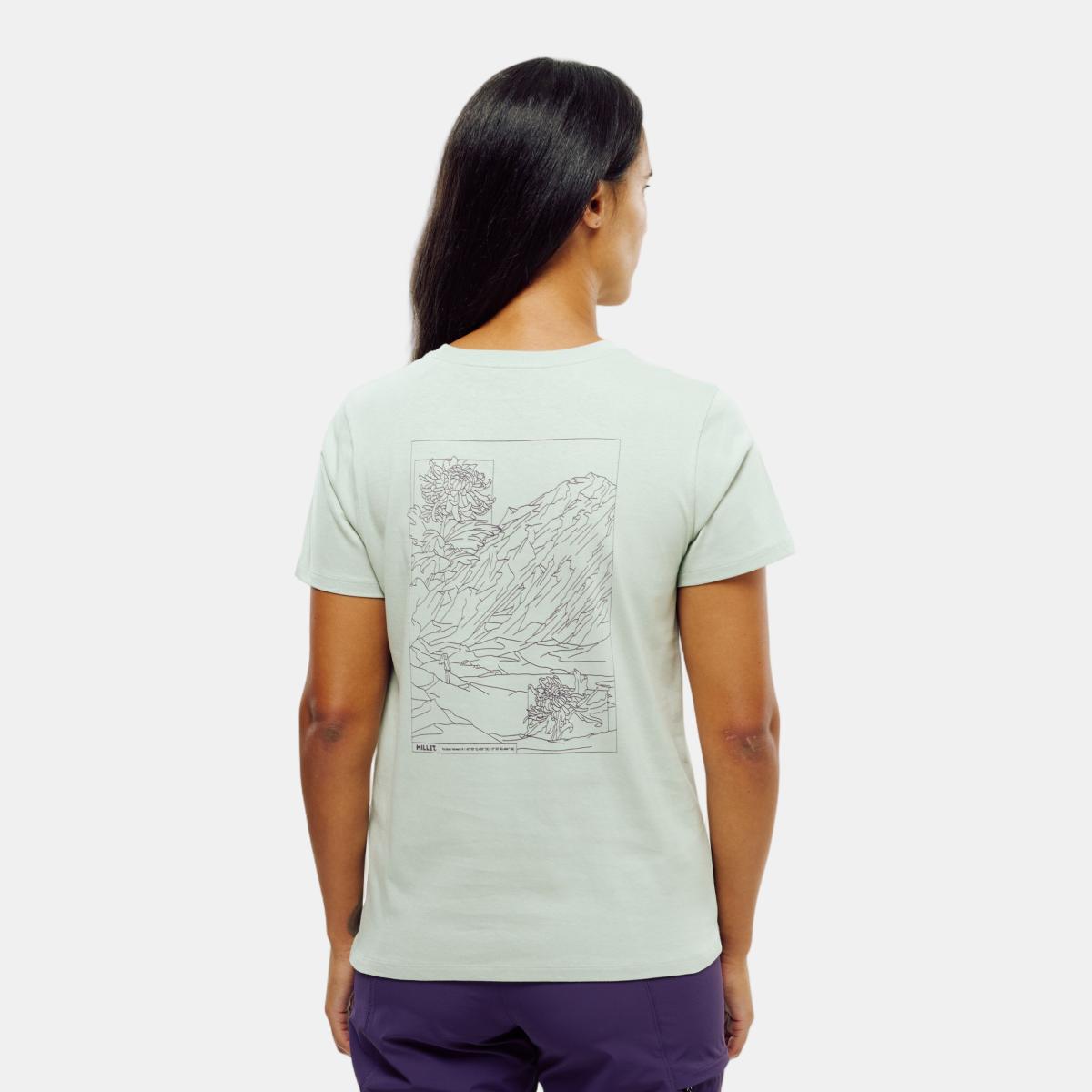 Camisetas de Montaña de Mujer CIMAÏ COLLAB TS SS W MILLET - Verde Verde-2