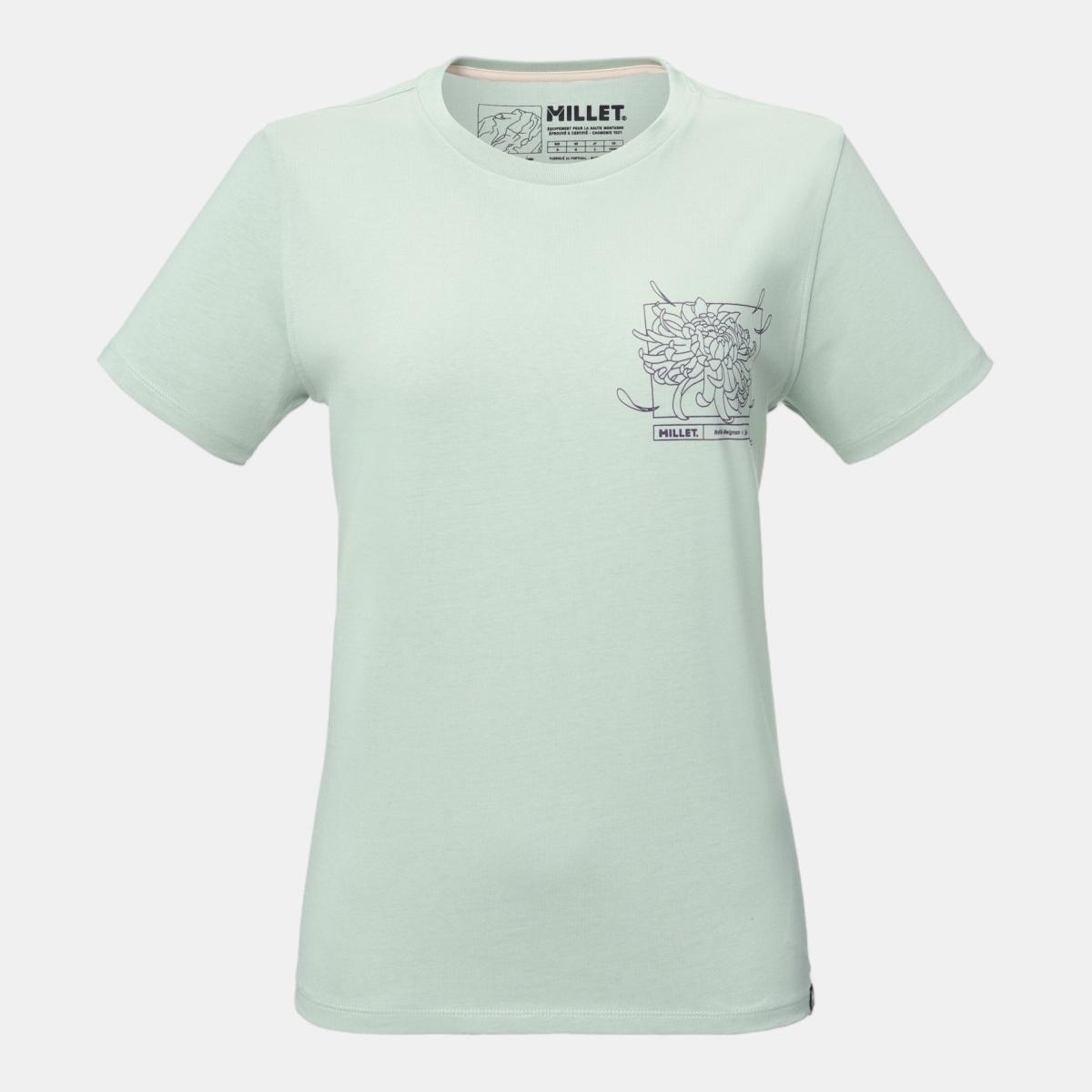 Camisetas de Montaña de Mujer CIMAÏ COLLAB TS SS W MILLET - Verde Verde-5