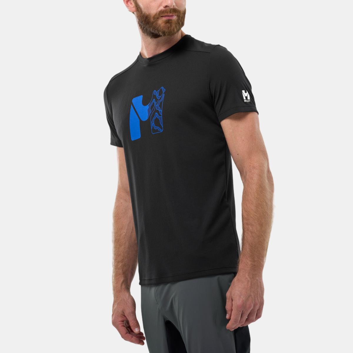 Imagen 0 de Camisetas de Montaña de Hombre KAMET MAP TS SS M MILLET Negro