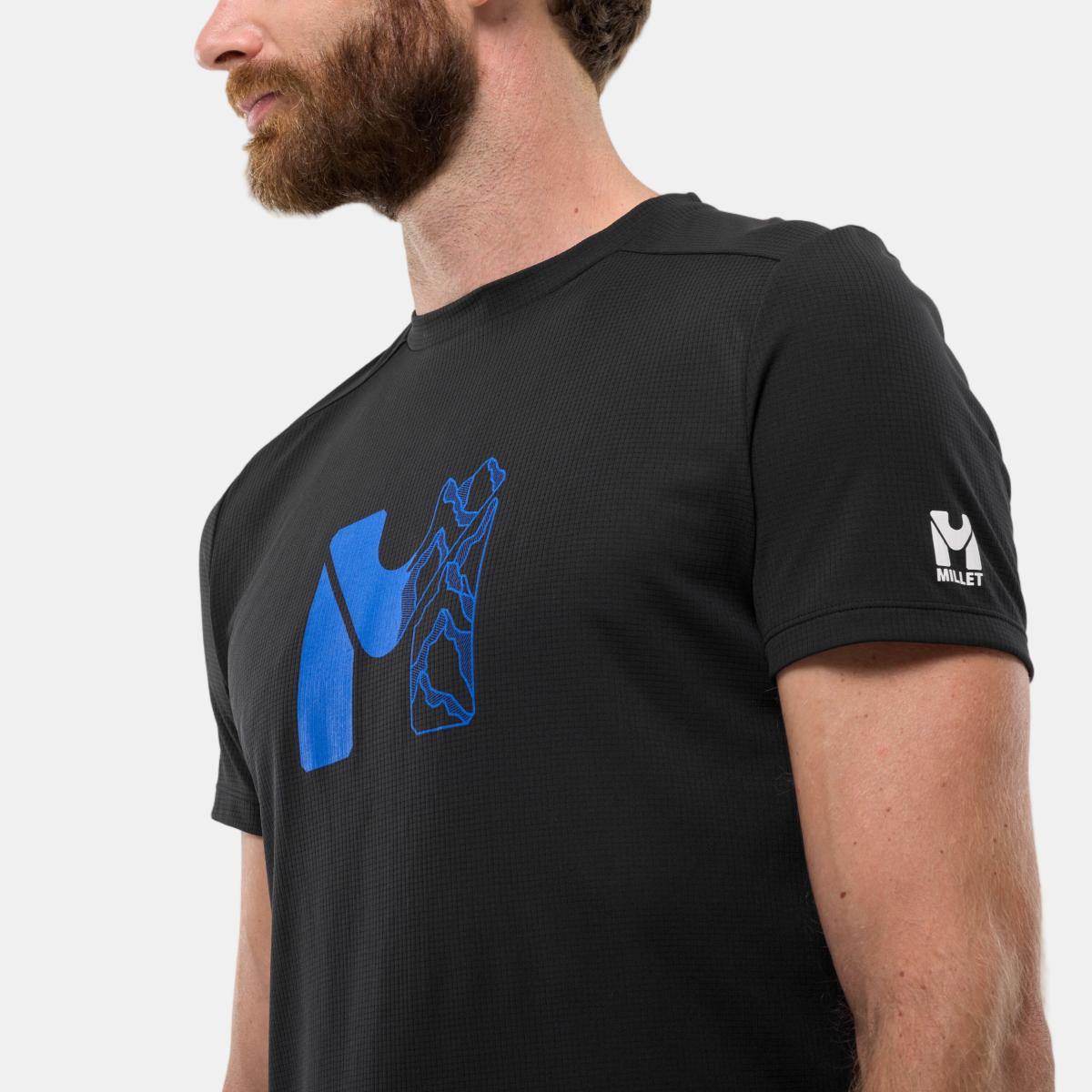 Imagen 3 de Camisetas de Montaña de Hombre KAMET MAP TS SS M MILLET - Negro Negro