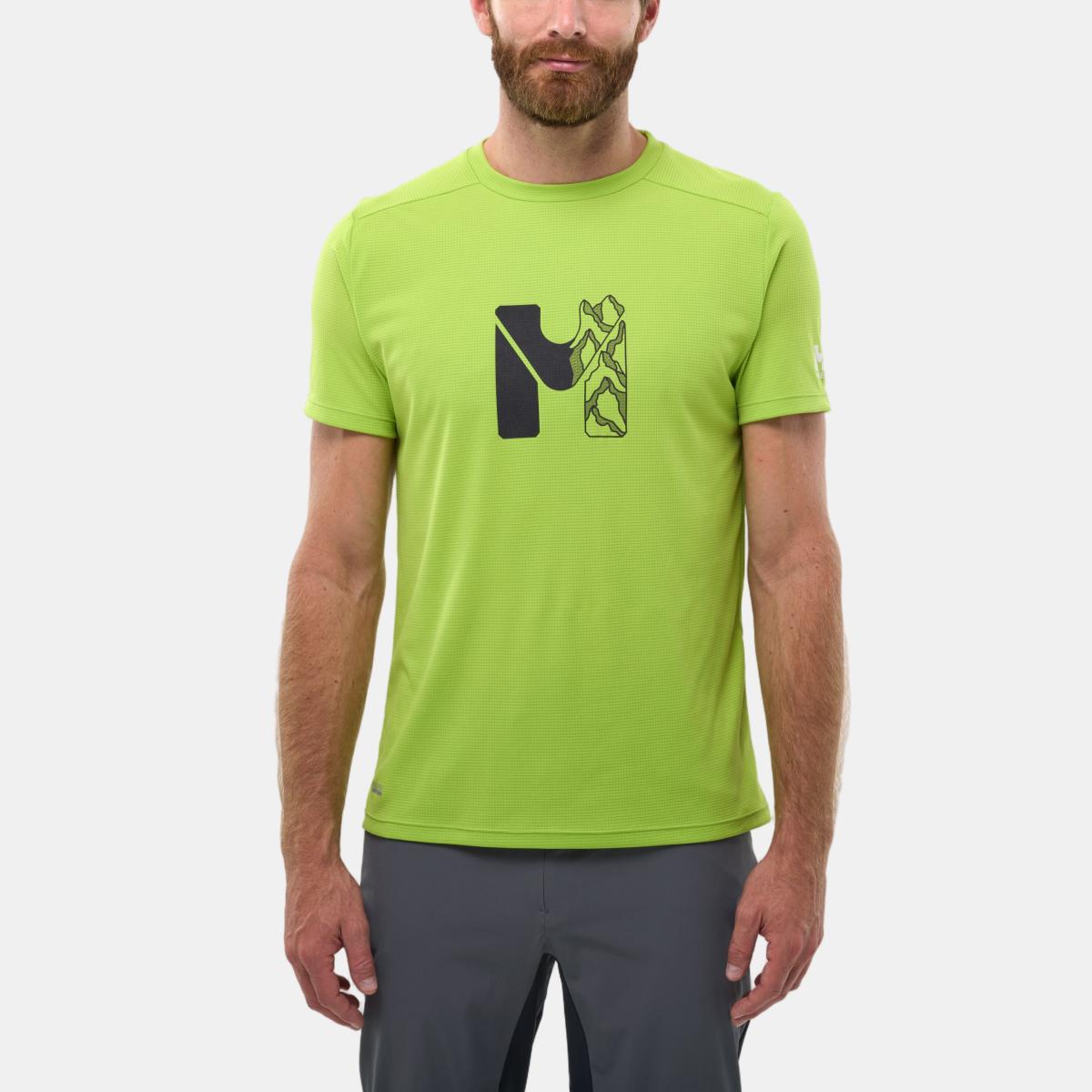Imagen 0 de Camisetas de Montaña de Hombre KAMET MAP TS SS M MILLET Verde