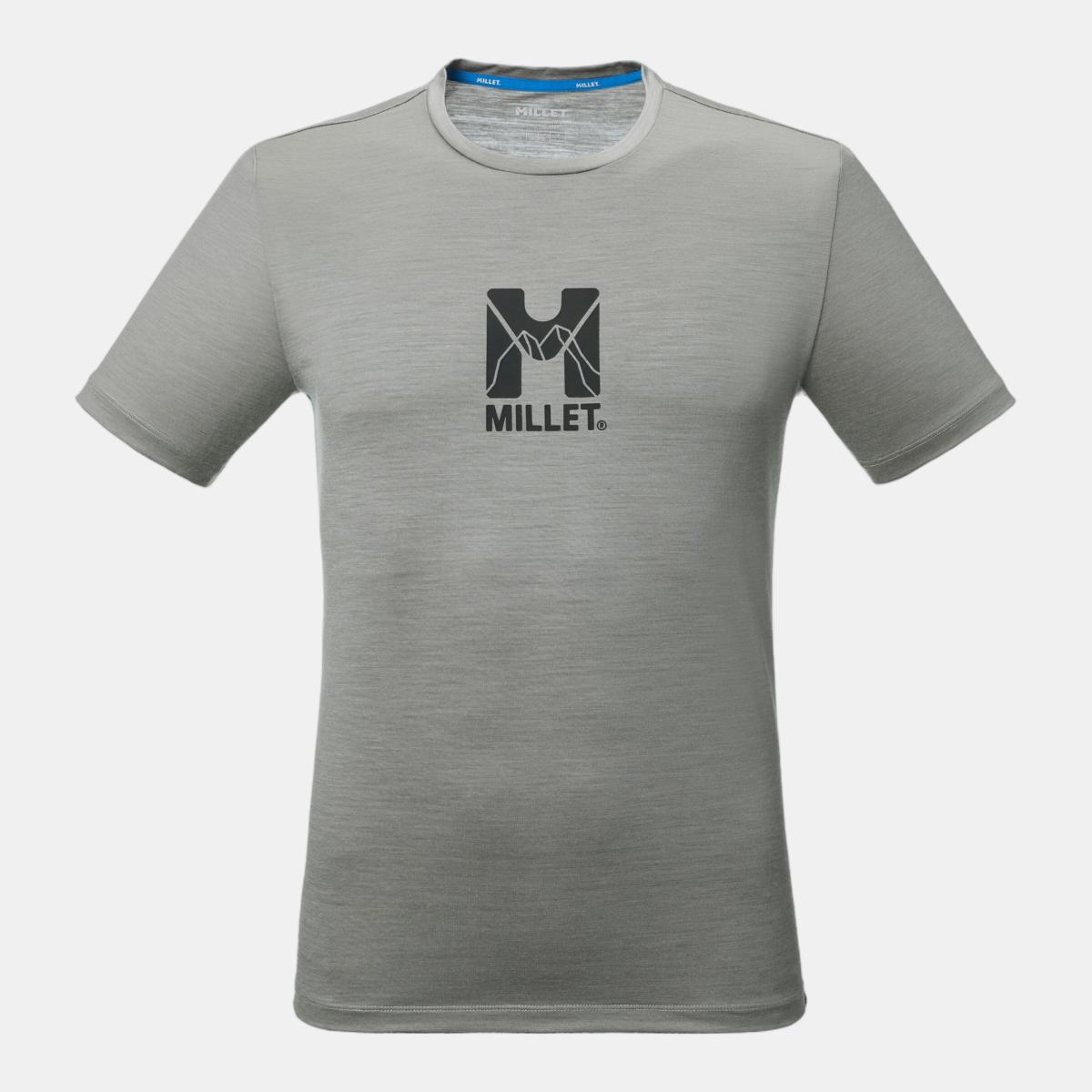 Camiseta Ubic wool ts ss m de hombre Millet - Gris Gris-4