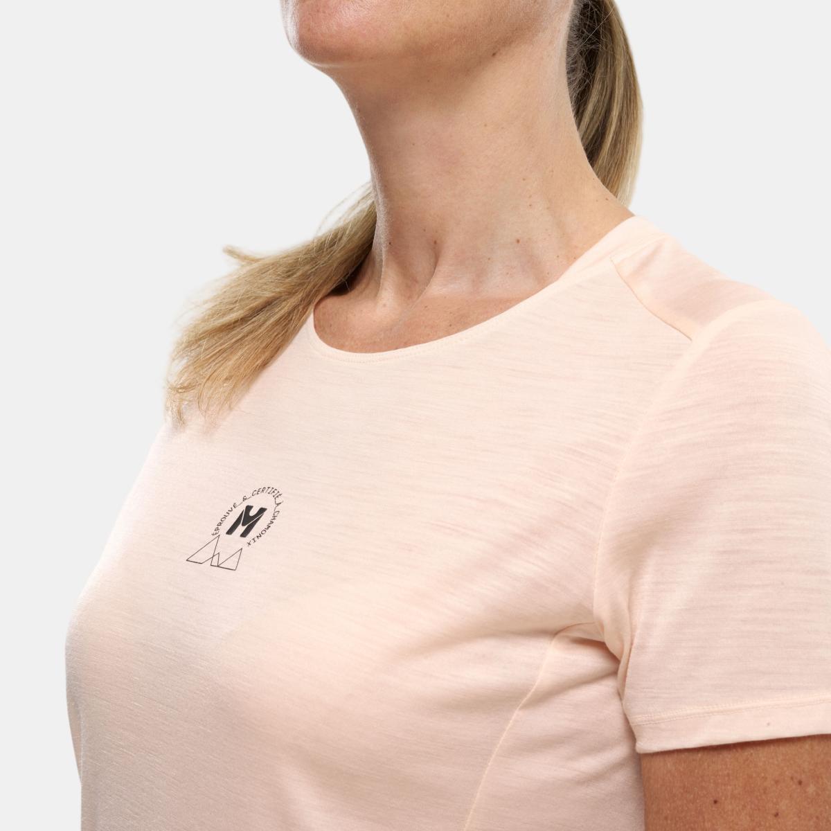 Imagen 3 de Camisetas de Trekking de Mujer UBIC WOOL TS SS W MILLET - Beige Beige