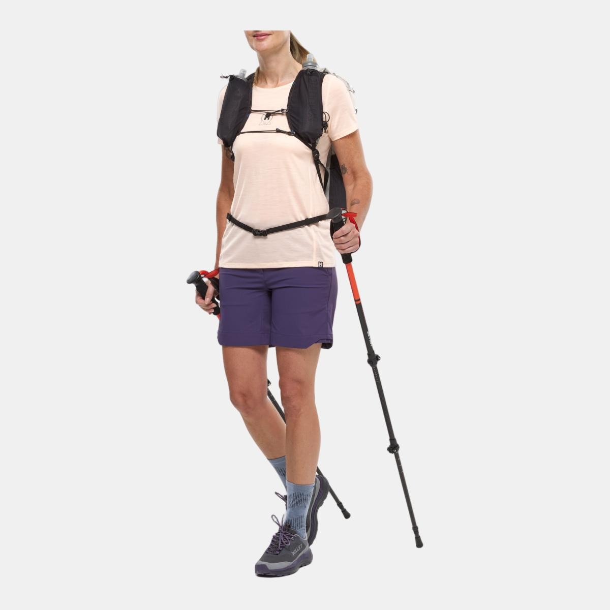 Imagen 4 de Camisetas de Trekking de Mujer UBIC WOOL TS SS W MILLET - Beige Beige