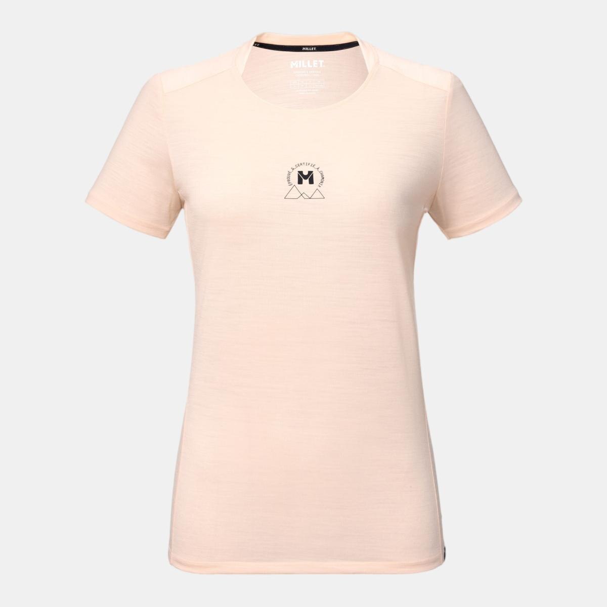 Imagen 5 de Camisetas de Trekking de Mujer UBIC WOOL TS SS W MILLET - Beige Beige