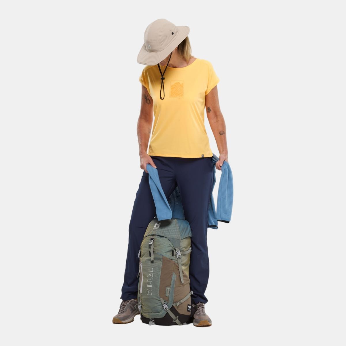 Camisetas de Trekking de Mujer SENECA TS SS W MILLET - Naranja Naranja-3