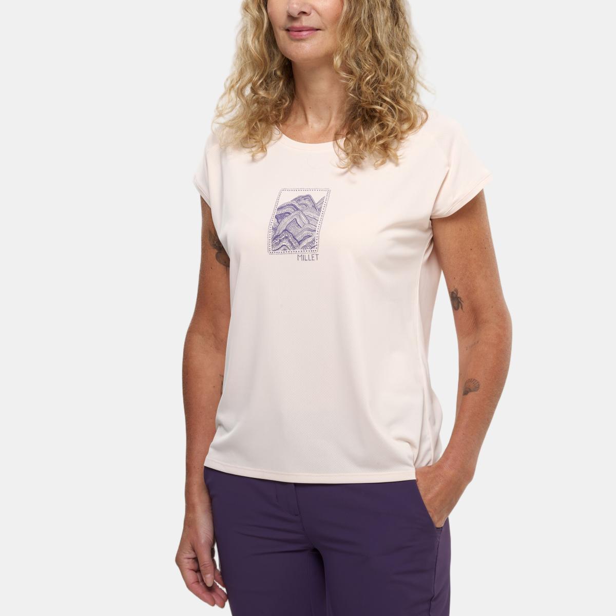 Imagen 0 de Camisetas de Trekking de Mujer SENECA TS SS W MILLET Beige