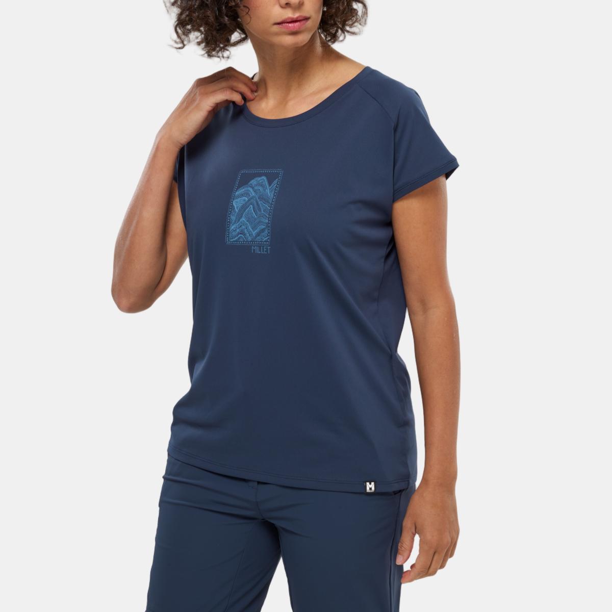 Camisetas de Trekking de Mujer SENECA TS SS W MILLET - Azul marino Azul marino-1