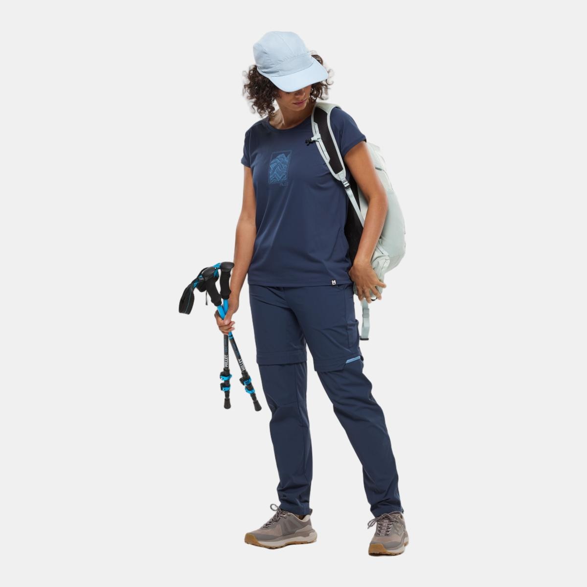 Camisetas de Trekking de Mujer SENECA TS SS W MILLET - Azul marino Azul marino-3