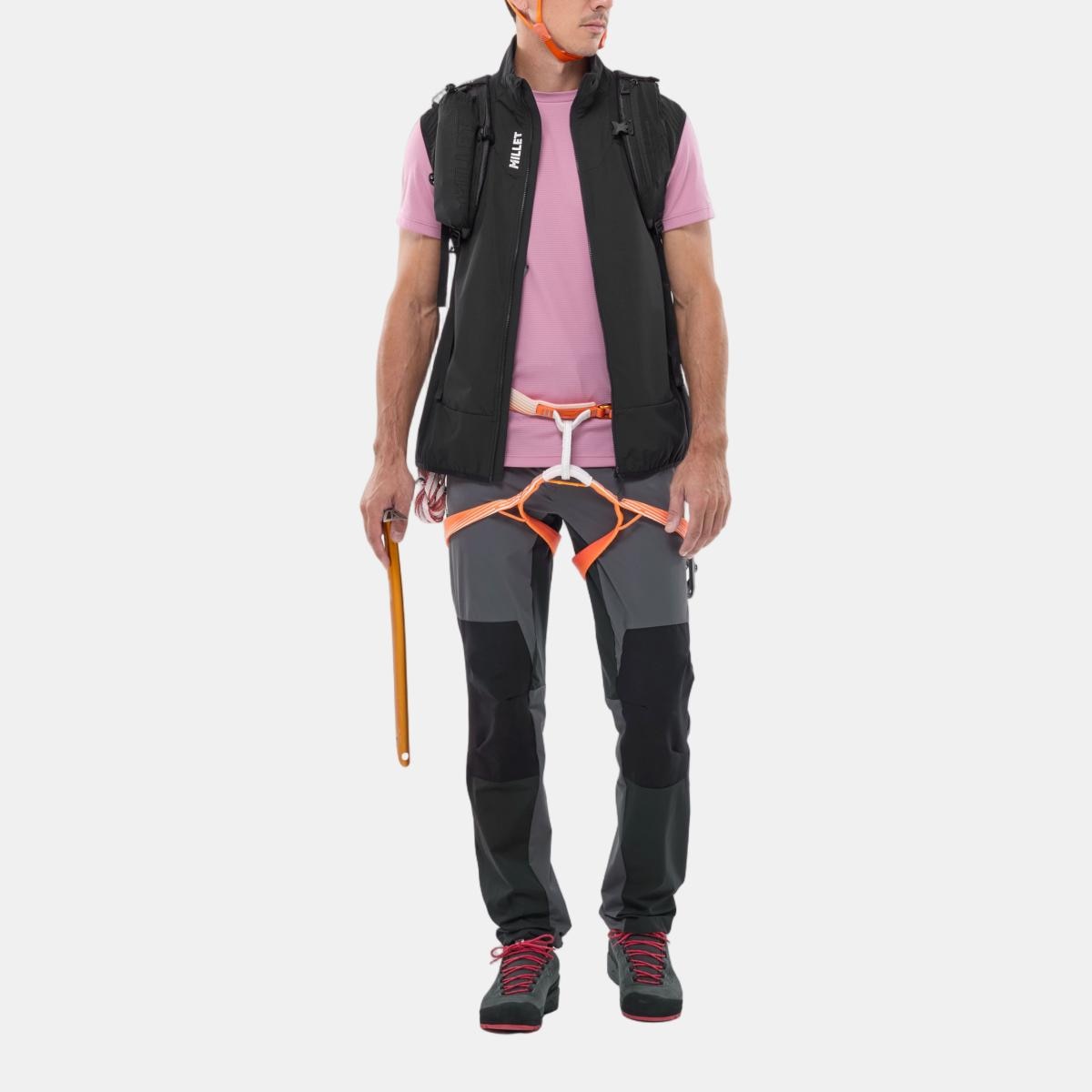 Camisetas de Montaña de Hombre FUSION TS SS M MILLET - Violeta Violeta-3