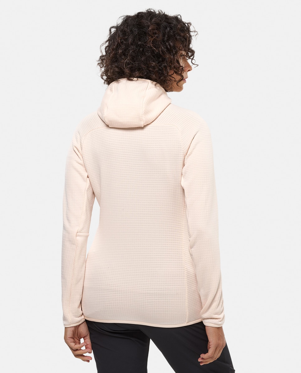 Imagen 3 de Forros polares de Montaña de Mujer FUSION GRID HOODIE W MILLET - Beige Beige