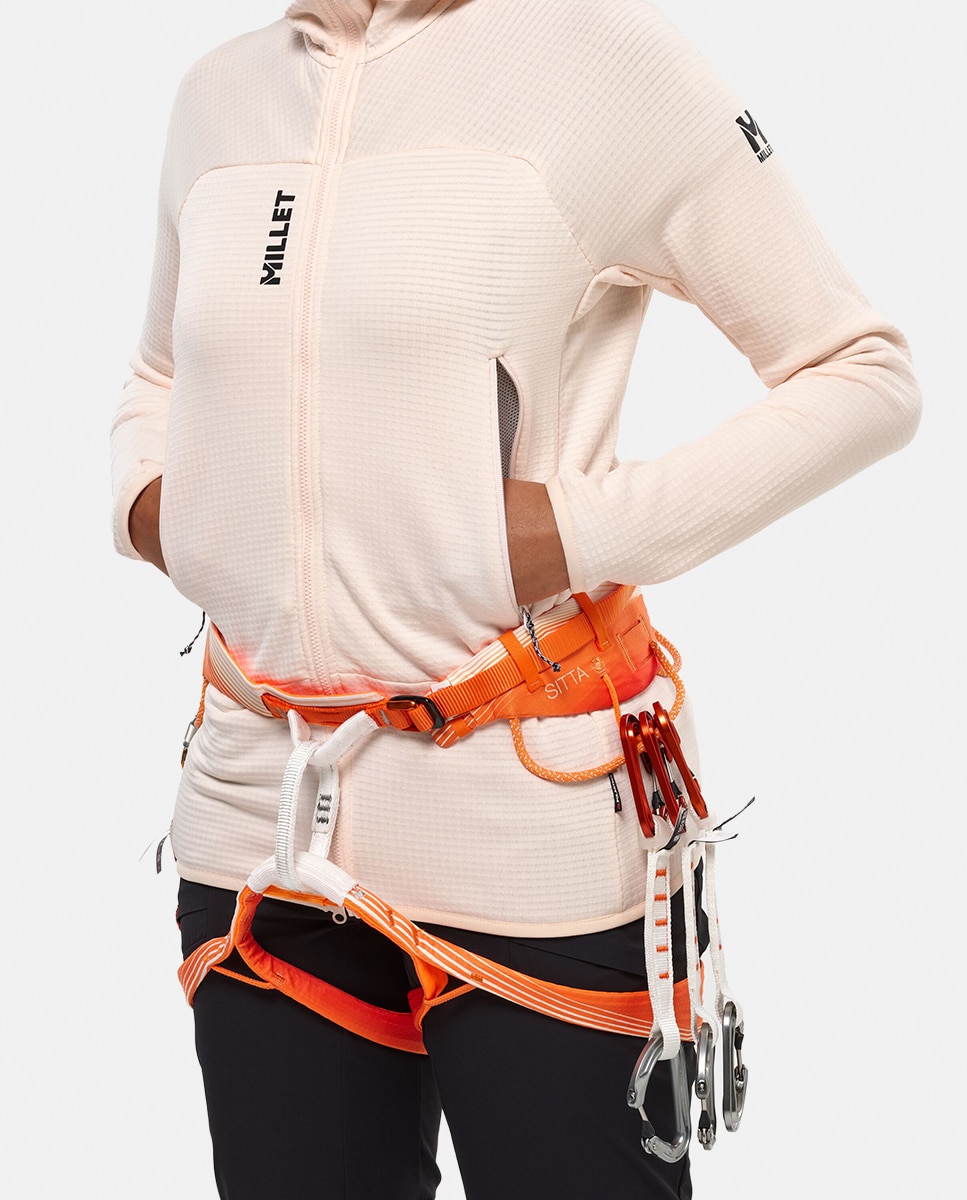 Imagen 4 de Forros polares de Montaña de Mujer FUSION GRID HOODIE W MILLET - Beige Beige