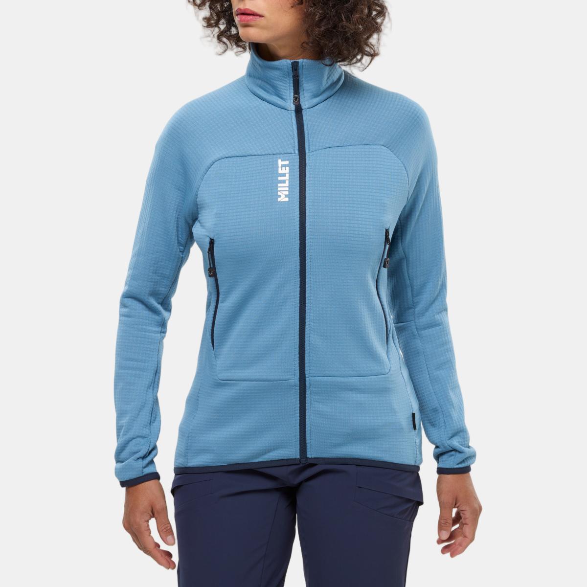 Forros polares de Montaña de Mujer FUSION GRID JKT W MILLET - Azul Azul-1