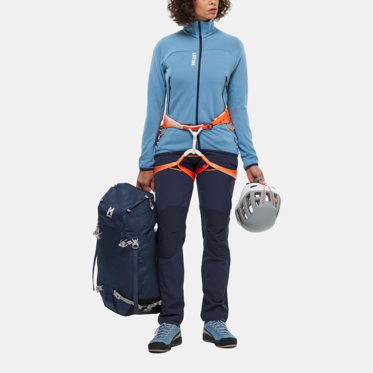 Forros polares de Montaña de Mujer FUSION GRID JKT W MILLET - Azul Azul-4