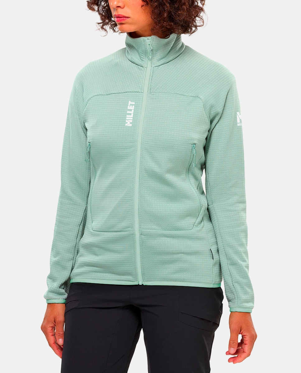 Millet Forros polares de Montaña de Mujer FUSION GRID JKT W Verde
