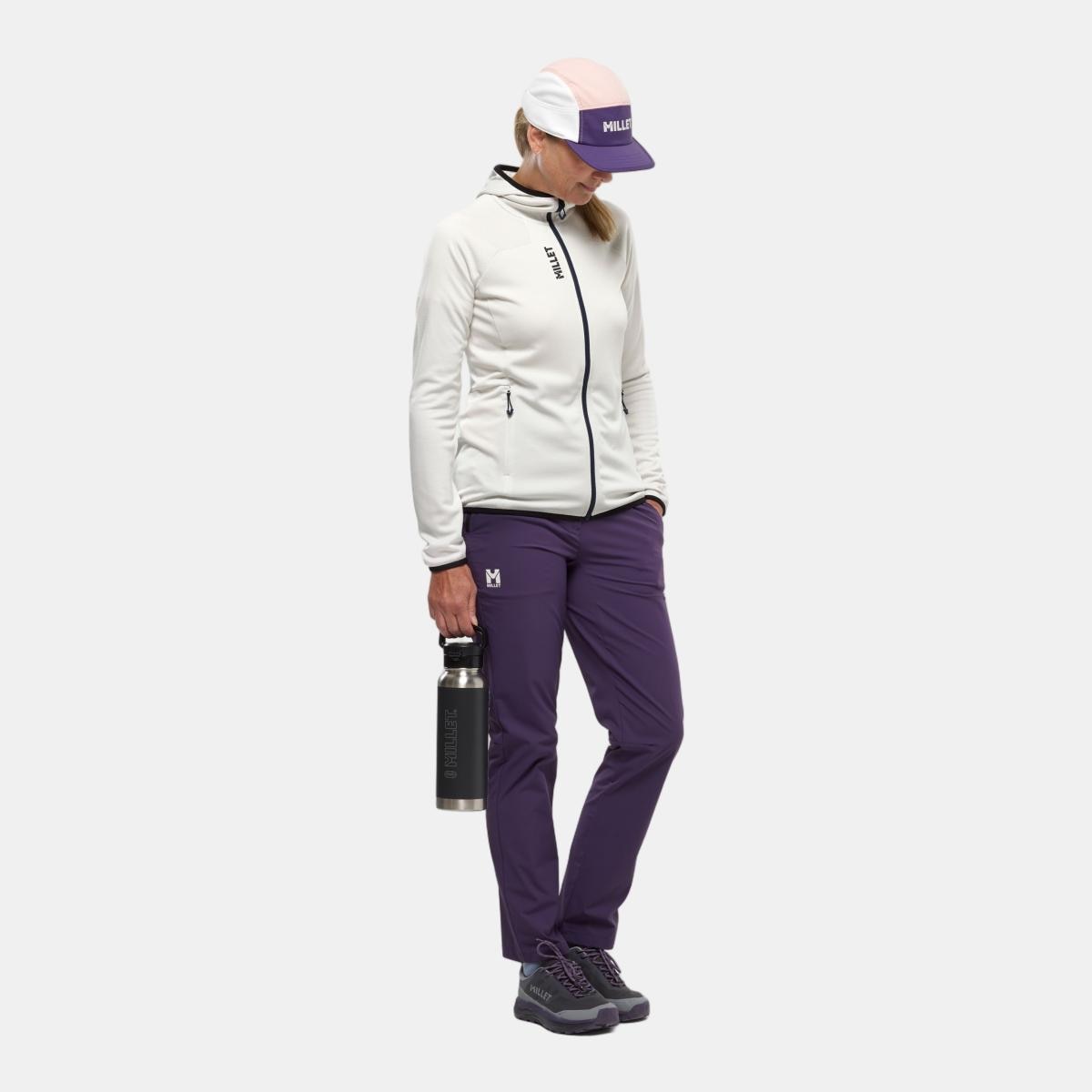 Forros polares de Trekking de Mujer LOKKA HOODIE III W MILLET - Blanco Blanco-4